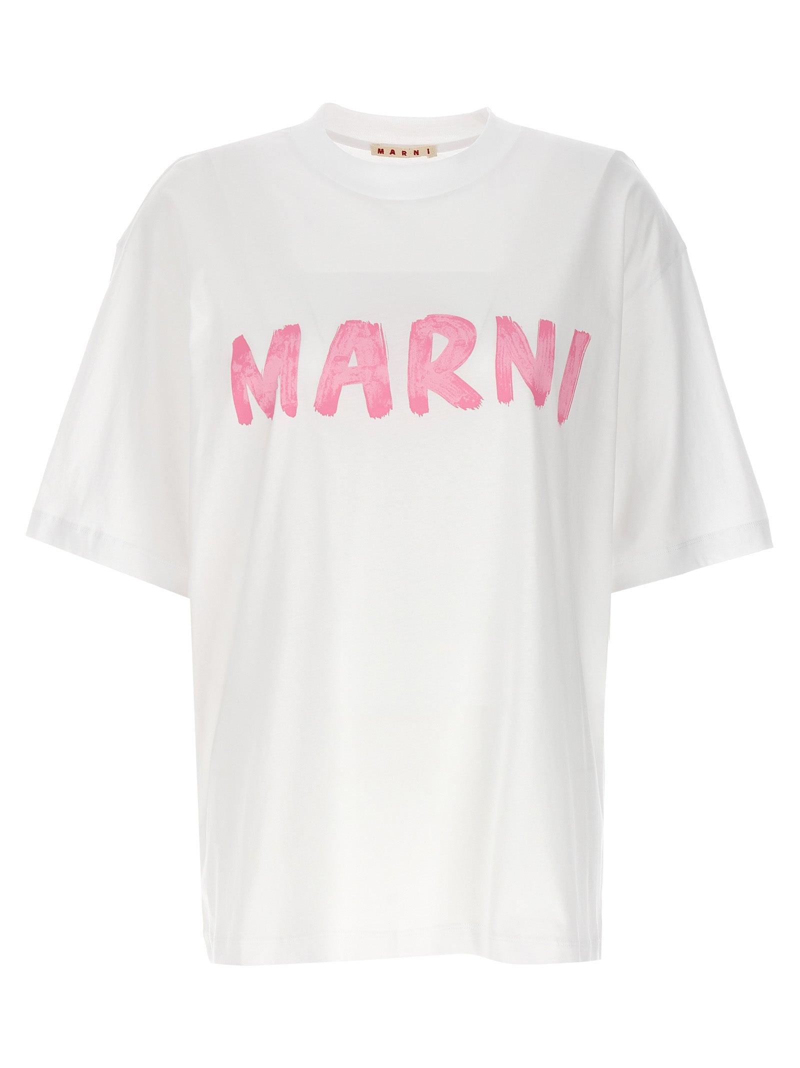 marni-White-Logo-Print-T-Shirt