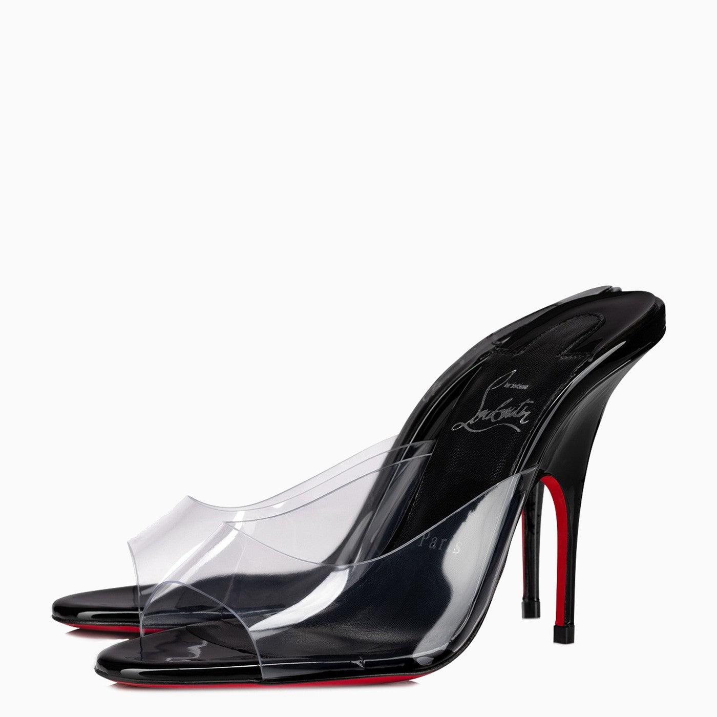 Christian Louboutin Just Arch Sandals In Pvc And Patent Leather in Black |  Lyst