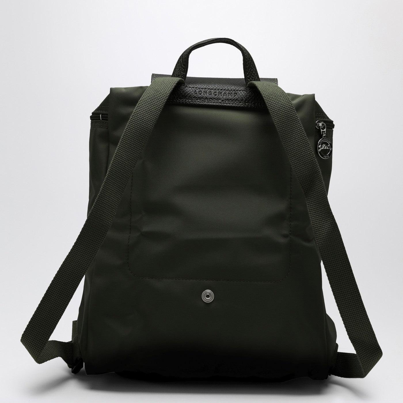 Canvas Longchamp Longchamp Le Pliage Club Nylon Backpack Black - Main Image