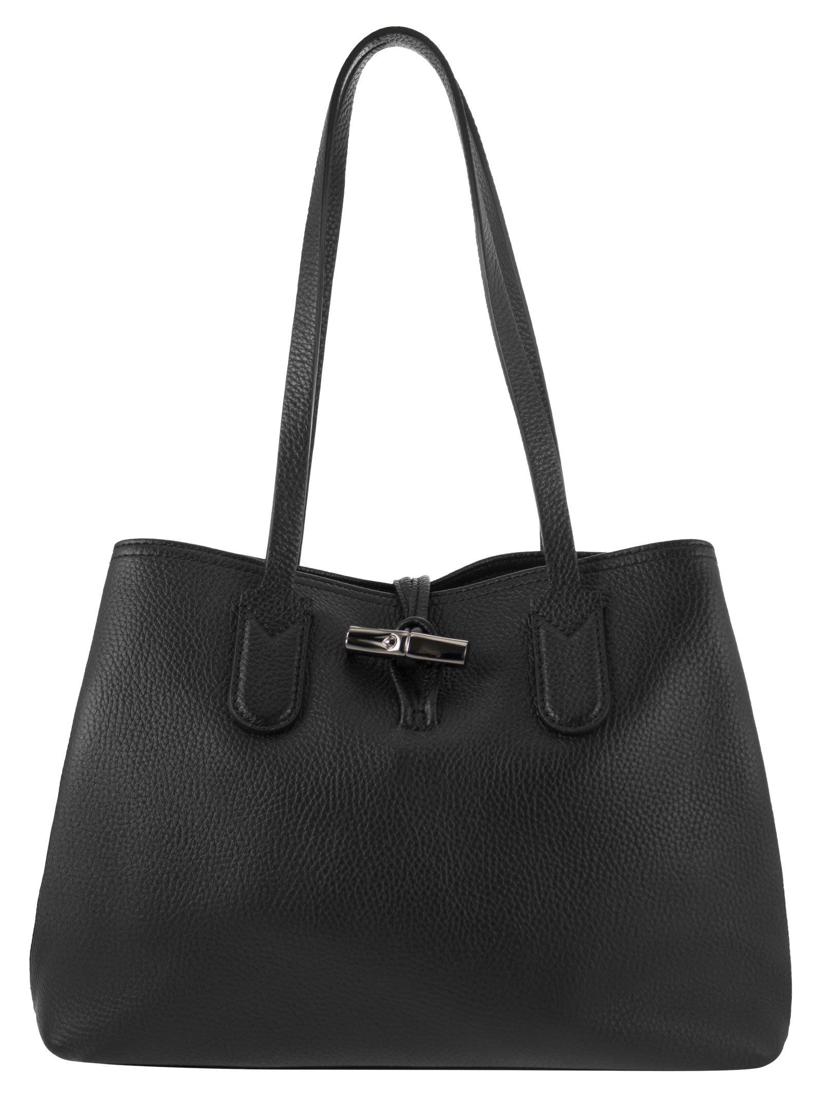 Longchamp Roseau Essential Shoulder Bag in Black Lyst UK
