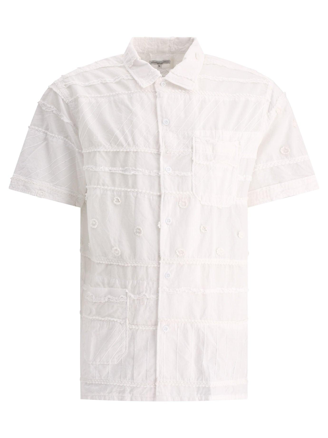 Engineered Garments Camp Shirt in White for Men | Lyst