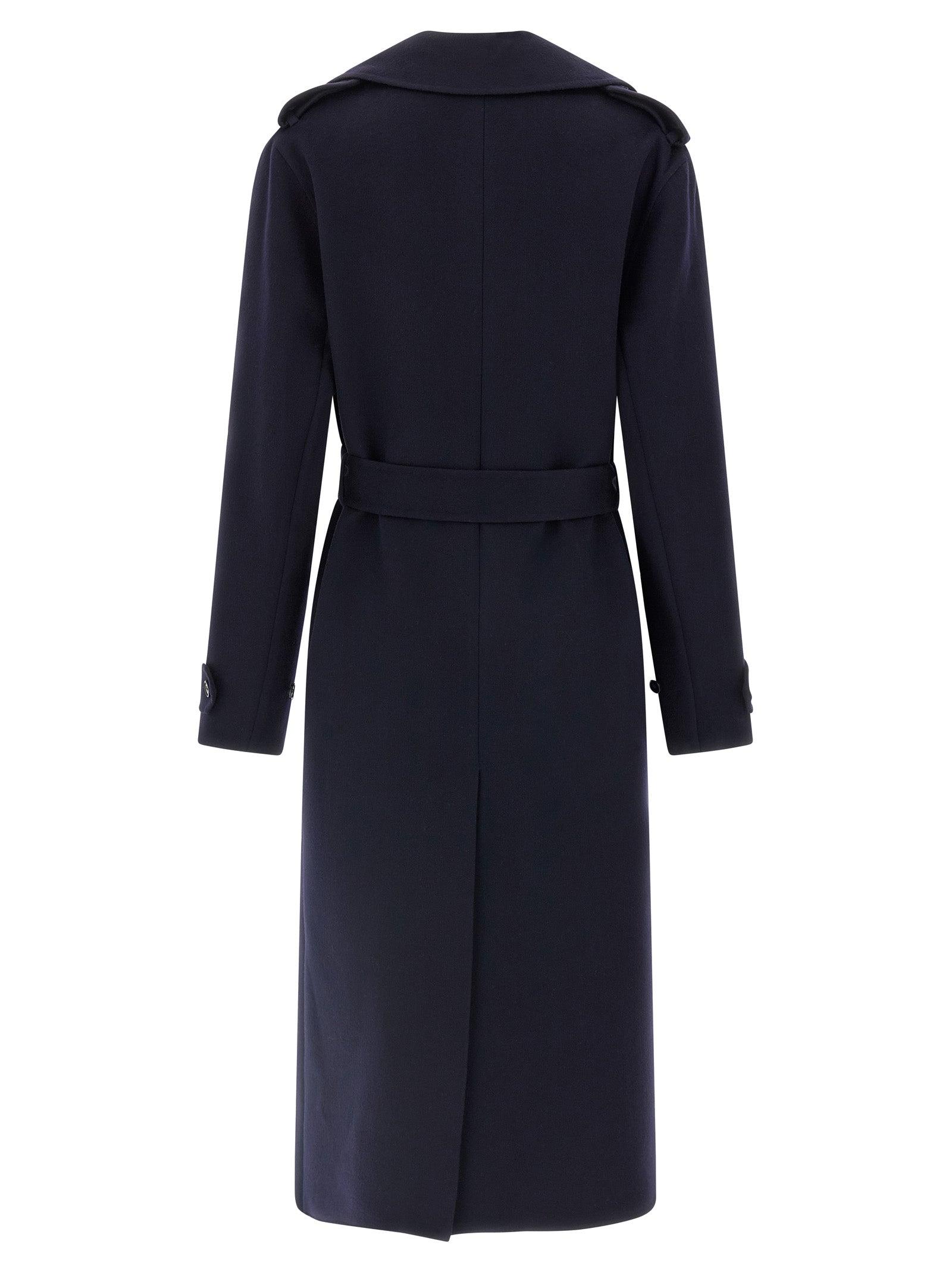 新品 Stella McCartney 46 比翼 トレンチコート ロング Stella McCartney トレンチコート | グレー | FARFETCH JP