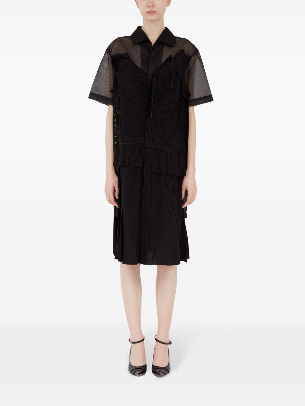 【Maison Margiela】 Polo Midi Dress Maison Margiela Midi Polo Dress in Black | Lyst