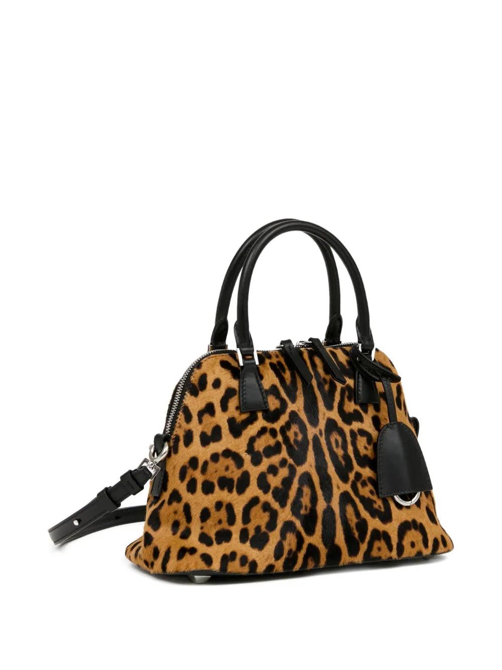 Maison Margiela 5Ac Mini Leopard Pony Skin Bag in Metallic | Lyst