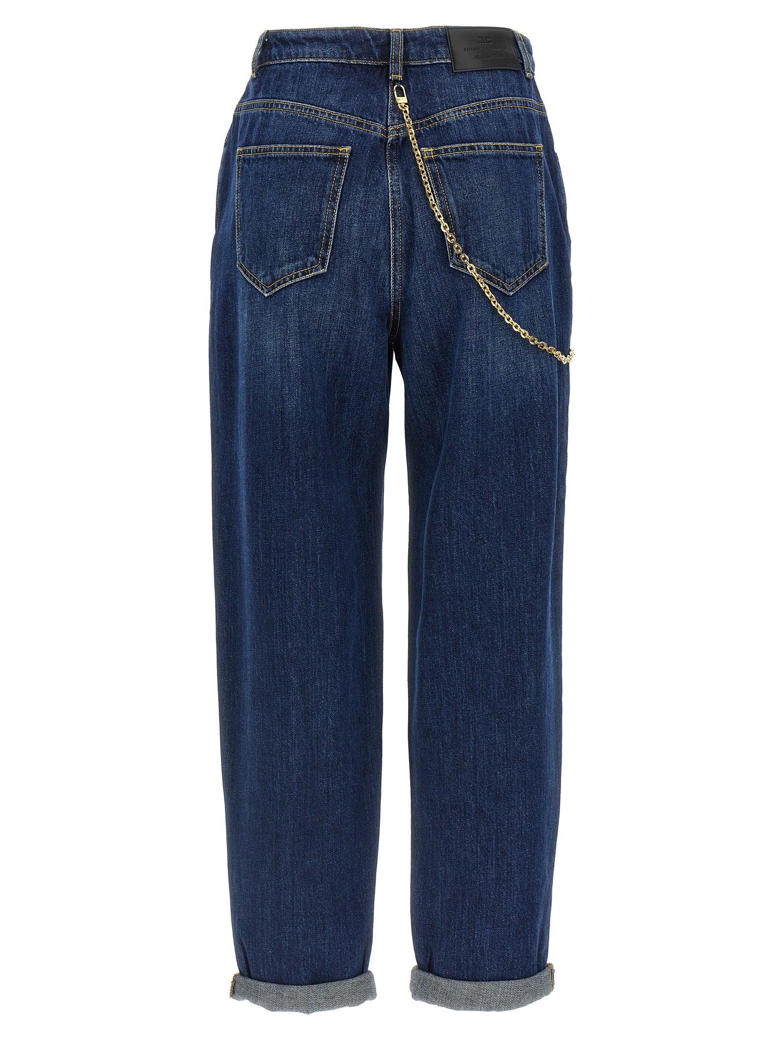 デニム・ジーパン ELISABETTA FRANCHI Woman Jeans Black PJ88N 102 Elisabetta Franchi Jeans for Women | Online Sale up to 50