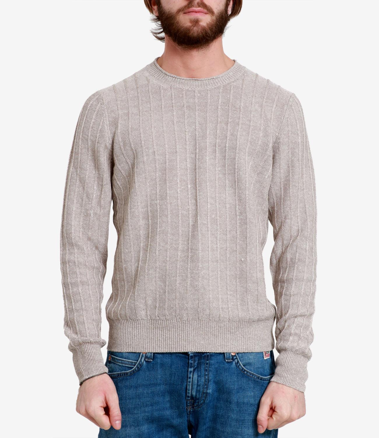ニット・セーター GRAN SASSO Men Sweater 43112 23503030 Beige Gran Sasso Wool/Cashmere Half Zip Beige Melange at