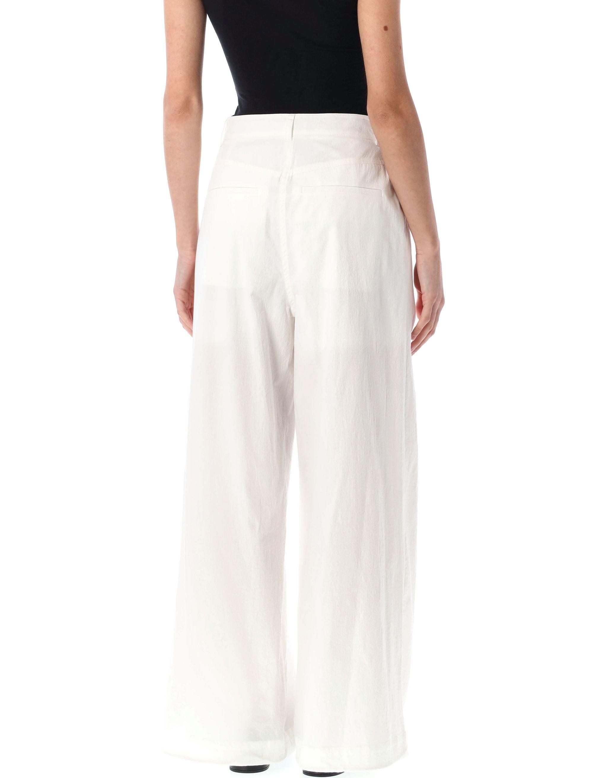 パンツ LOW CLASSIC FW24 WIDE WOOL TROUSERS (LW243PT11 0015) Low Classic Straight-leg pants for Women | Online Sale up to