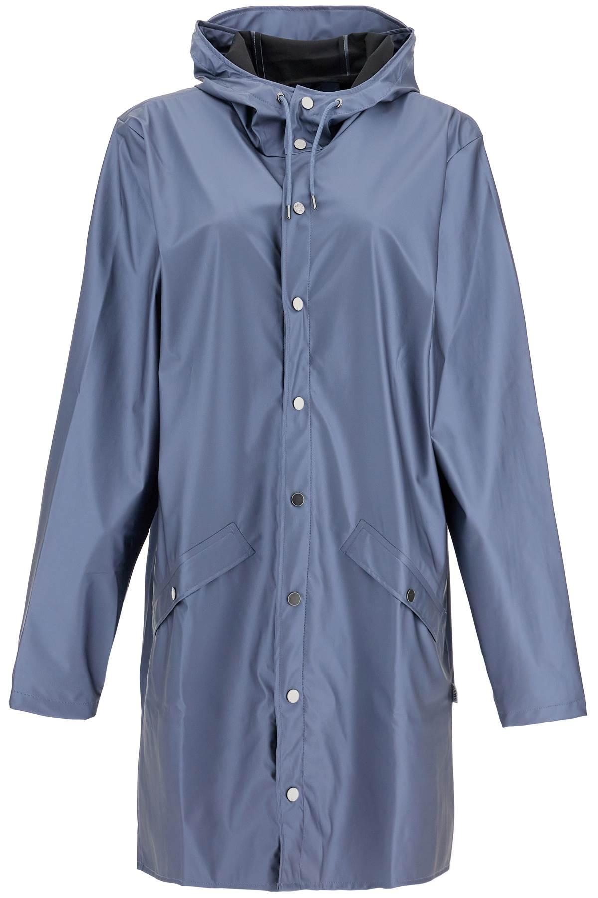 Rains long jacket blue hotsell