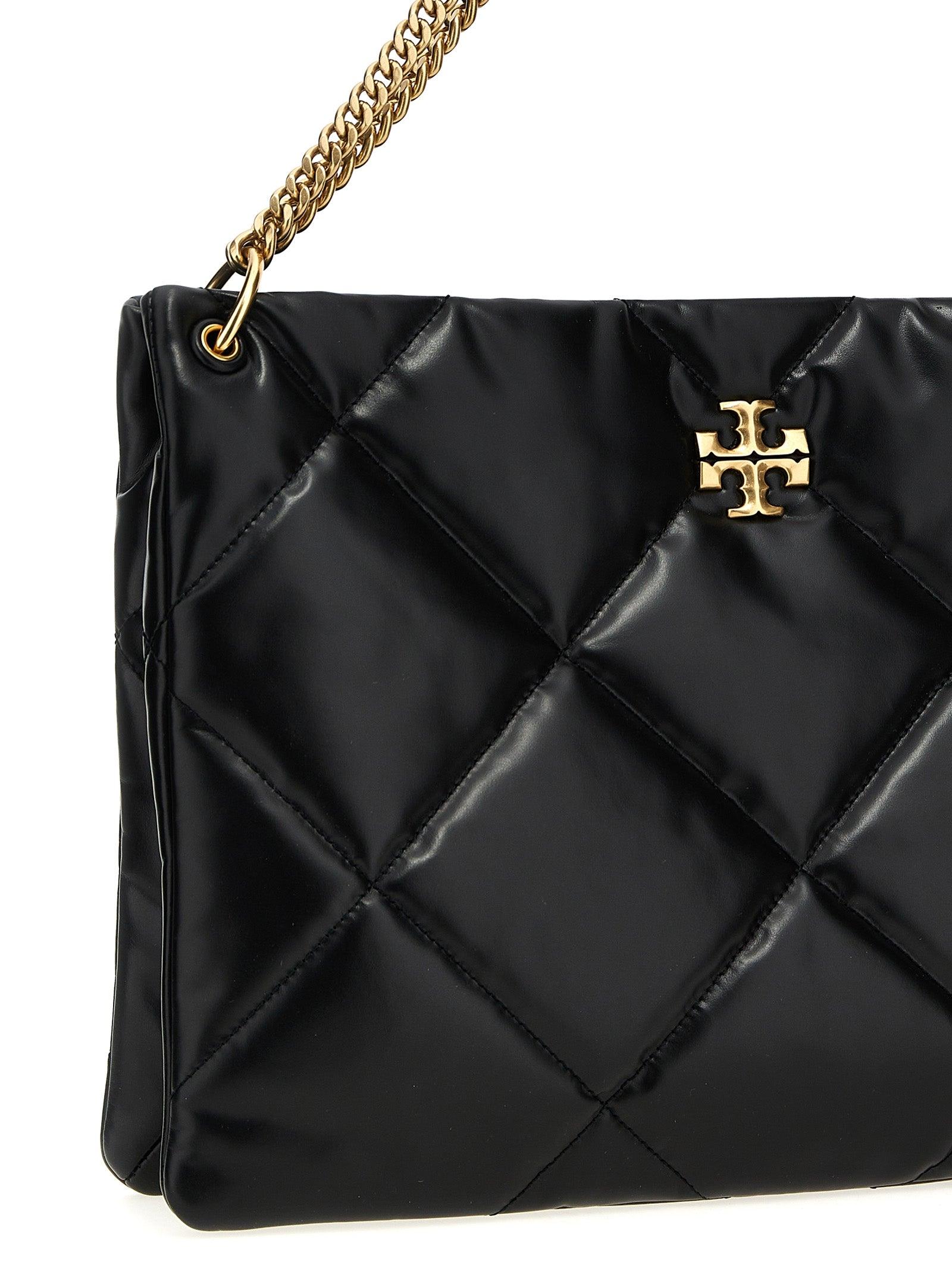 トートバッグ TORY BURCH 'Kira Diamond Quilt Hobo' shopping bag Black Tory Burch KIRA DIAMOND HOBO - Handbag - black - Zalando