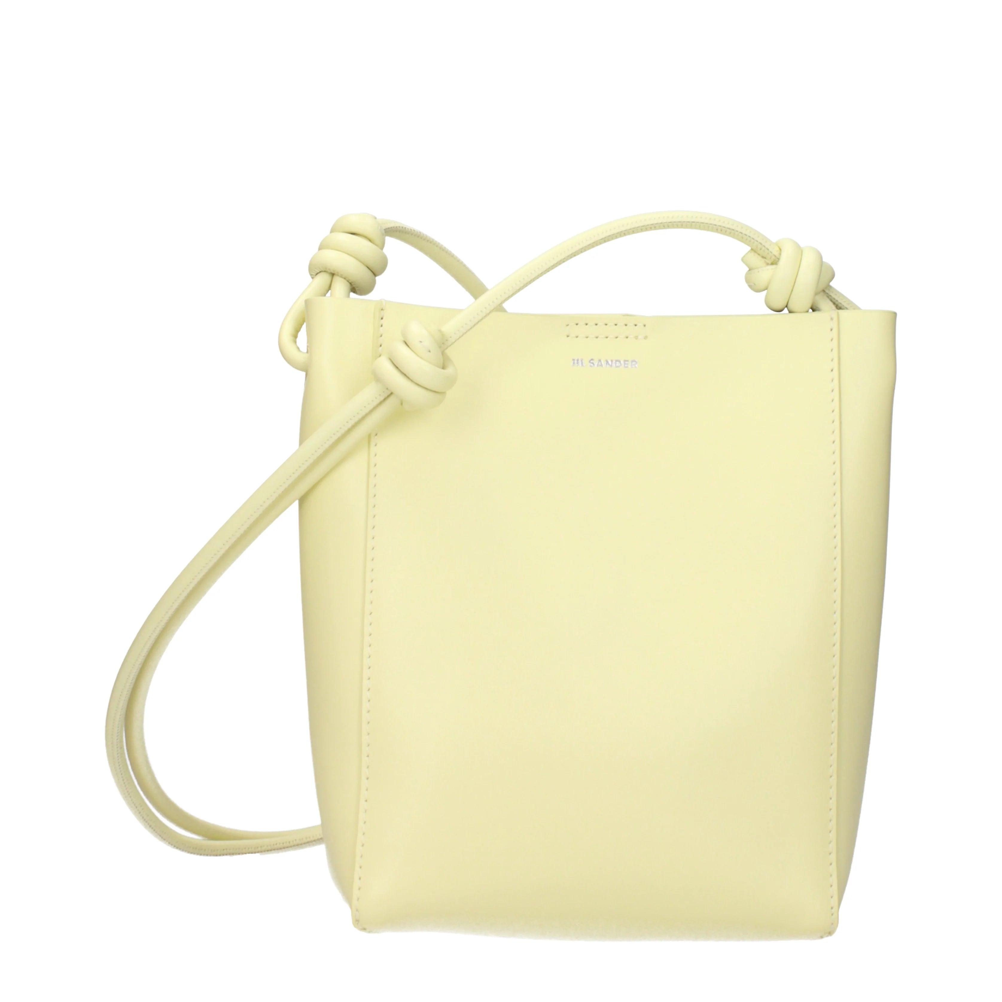 Jil Sander Crossbody Bag/Lemon Leather in Yellow | Lyst UK