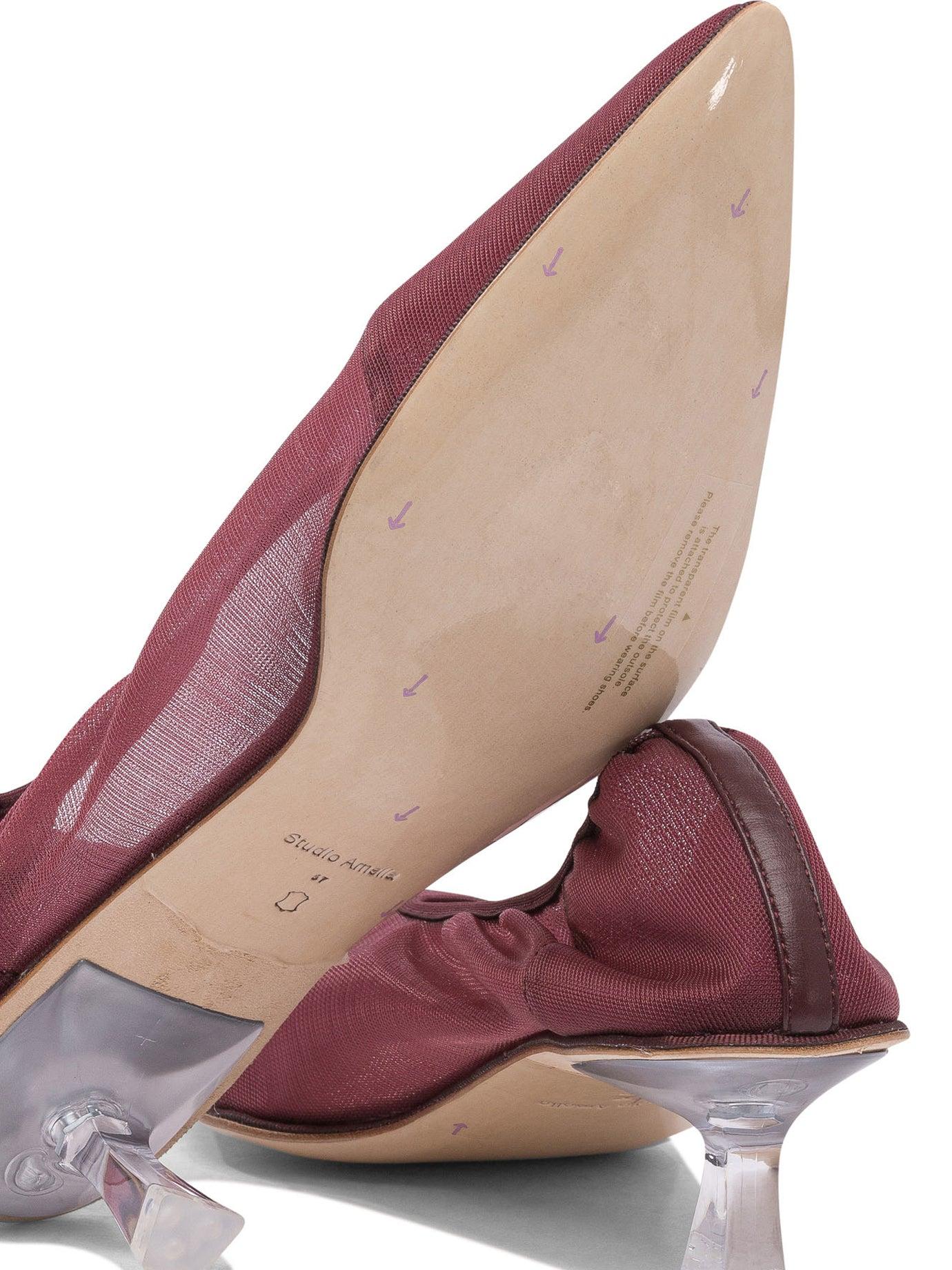 パーティーシューズ Studio Amelia Heeled shoes Bordeaux STUDIO AMELIA Heeled Shoes Bordeaux in Purple | Lyst