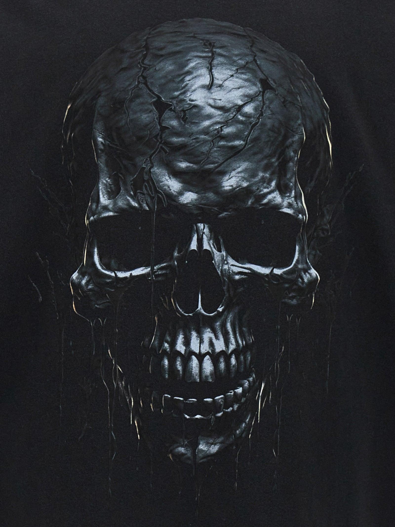 Vetements Oversized Skull Print Cotton T-Shirt in Black for Men | Lyst