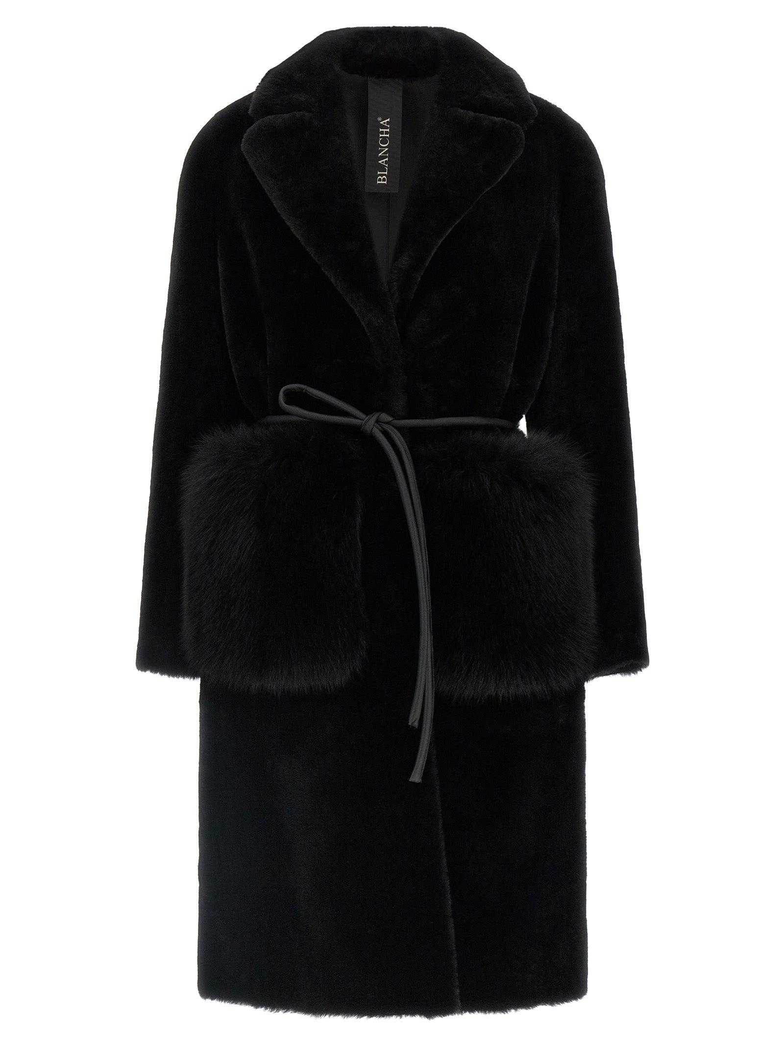 ムートン・ファーコート Blancha Straight Merino Shearling Jacket Blancha Straight 