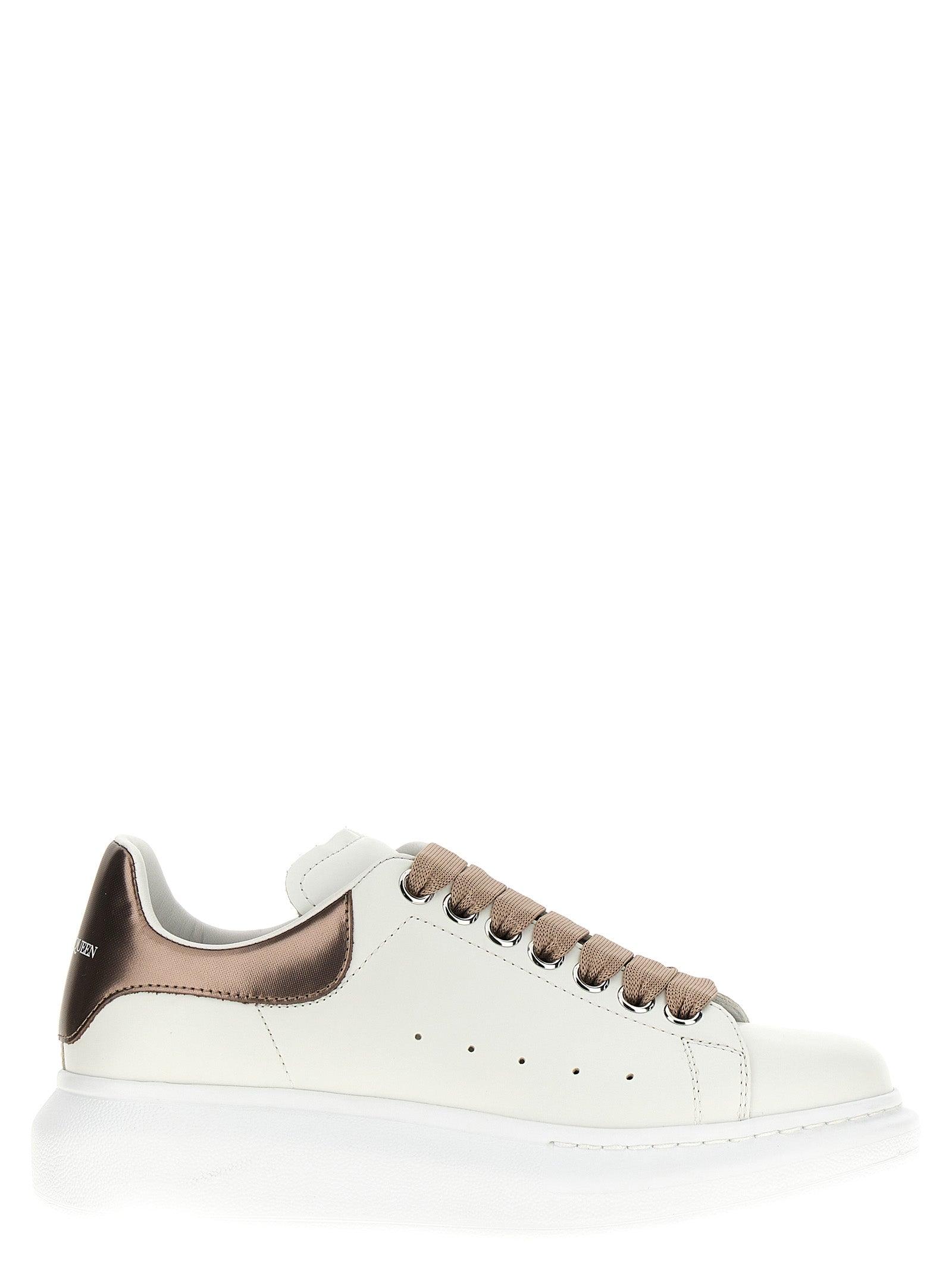 Alexander McQueen Black And Lilac Oversize Sneakers in White Lyst UK