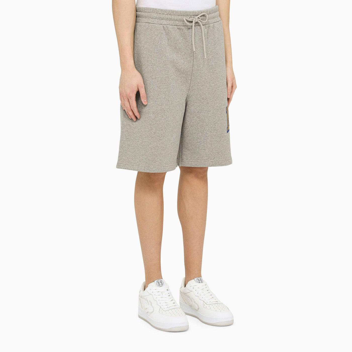 Moncler Grey Jersey Bermuda Shorts in Gray for Men | Lyst