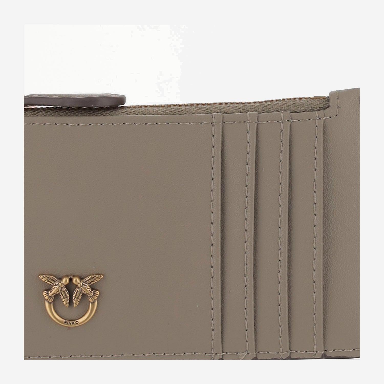 財布・小物その他 PINKO 'Long' card holder Beige Pinko Wallets and cardholders for Women | Online Sale up to