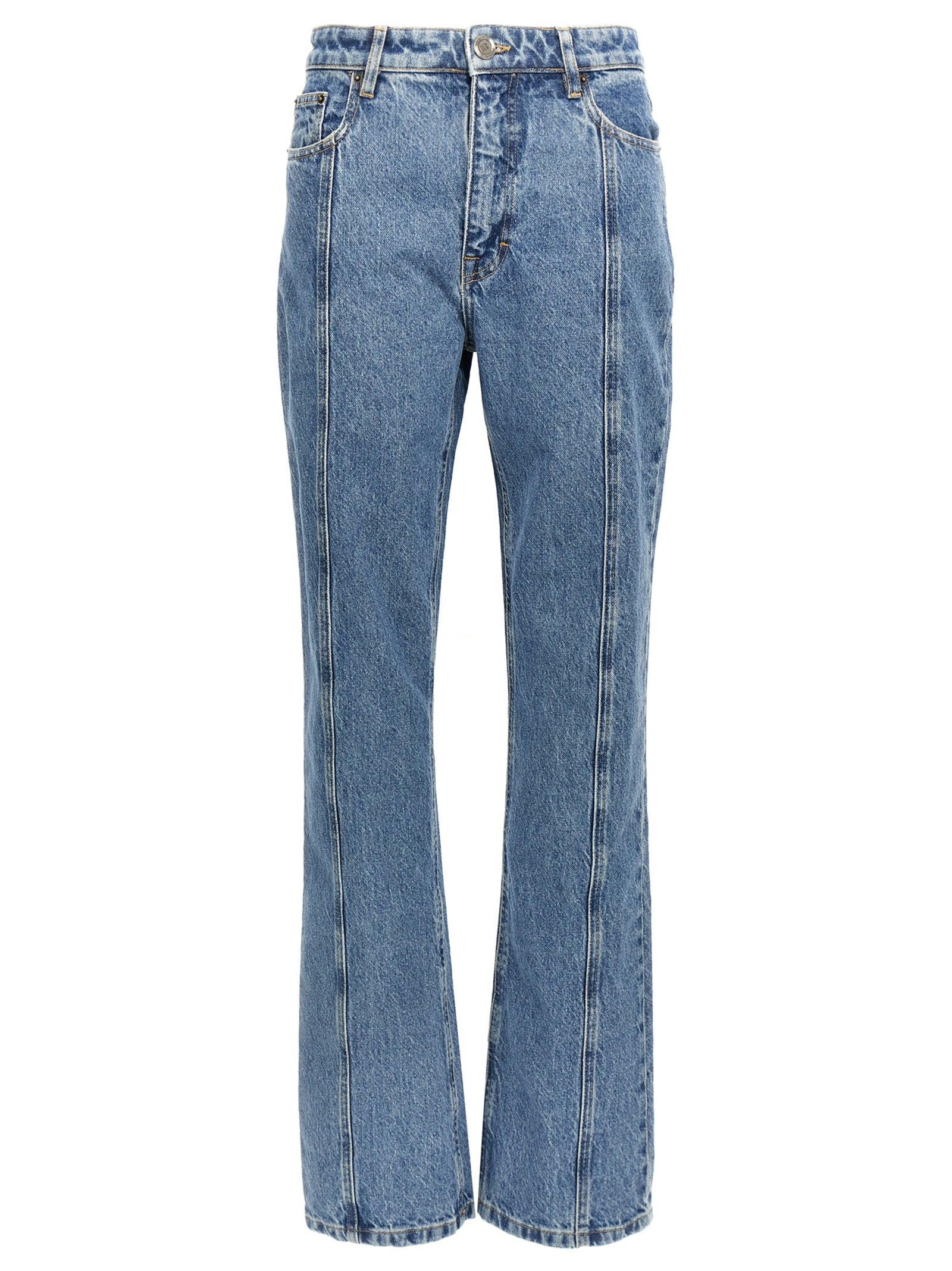 デニム・ジーパン ROTATE BIRGER CHRISTENSEN Jeans 'Twill High Rise' ROTATE Birger Christensen Twill High Rise Pants Black | BSTN