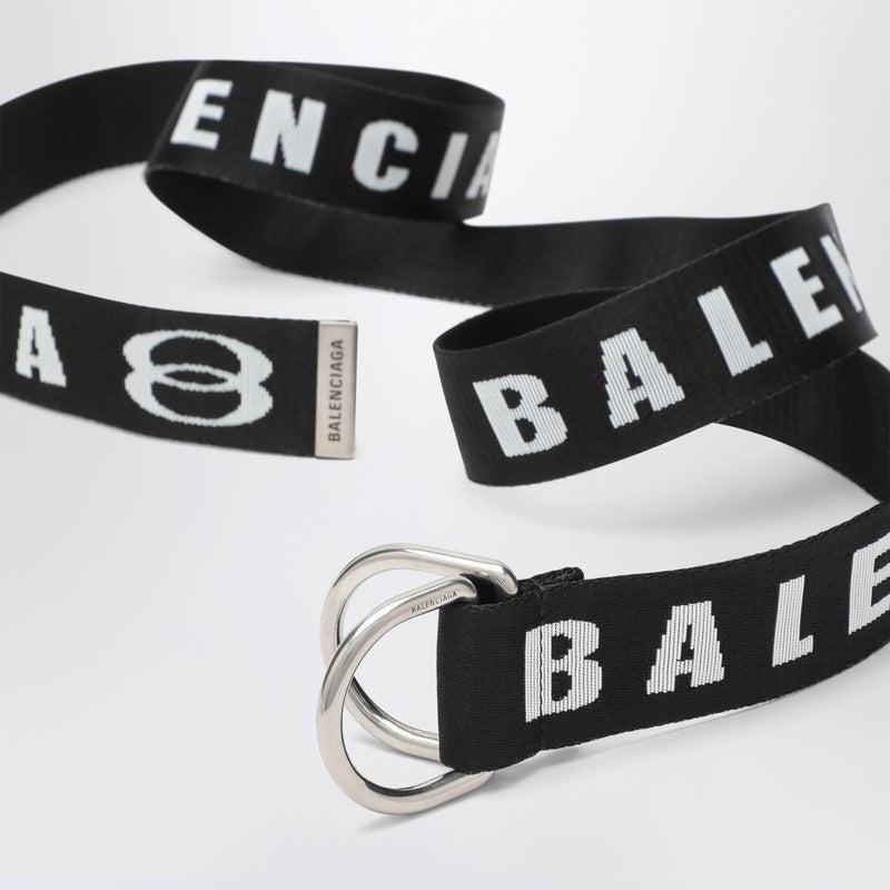 Balenciaga D Ring Belt in Black for Men | Lyst