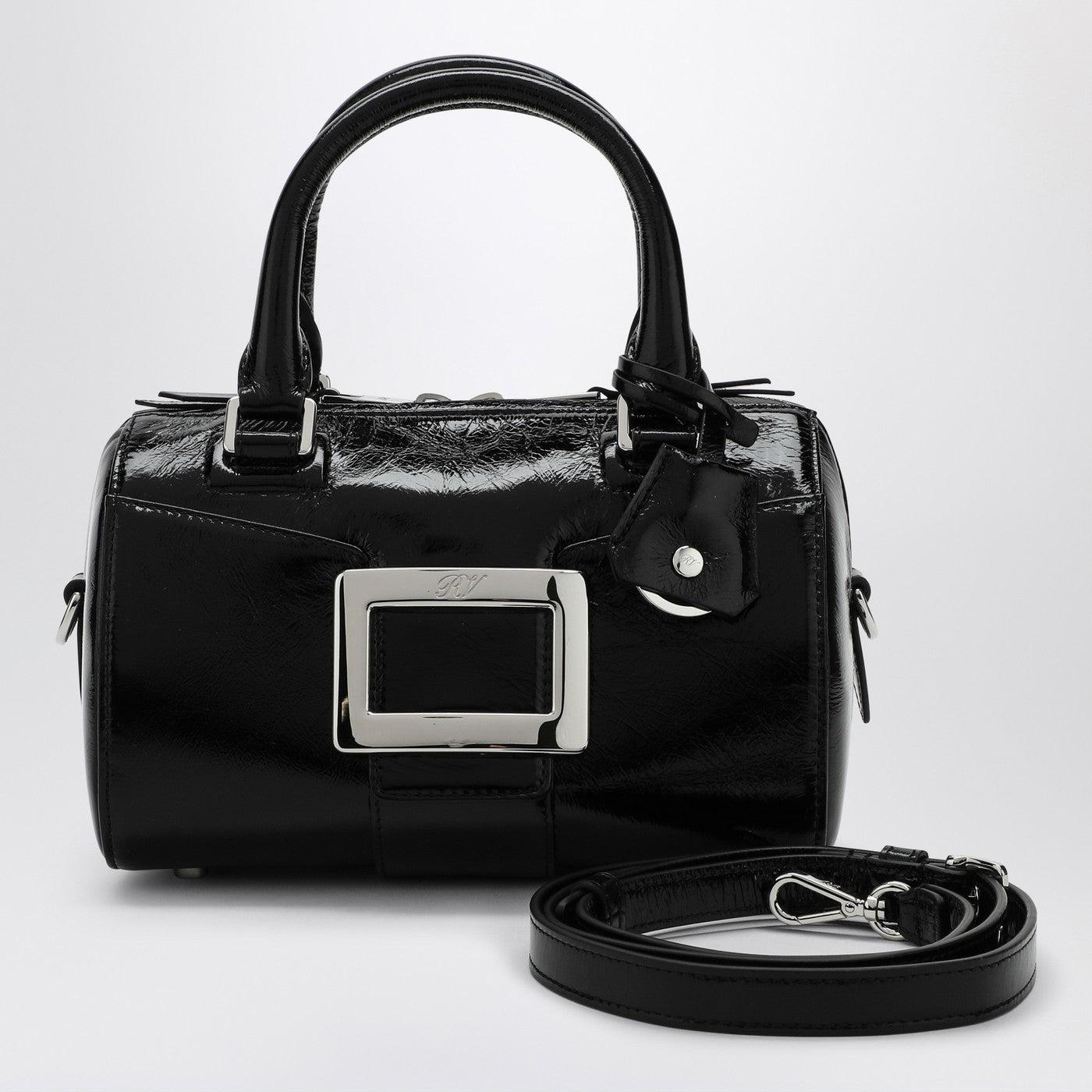 Roger Vivier Belle Vivier Mini Bowling Bag in Black | Lyst UK