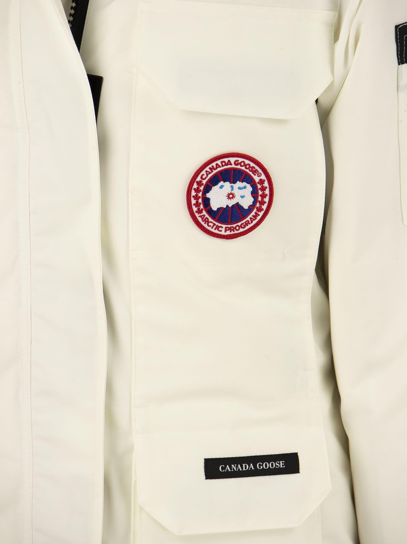 Canada goose expedition parka fusion fit white new arrivals