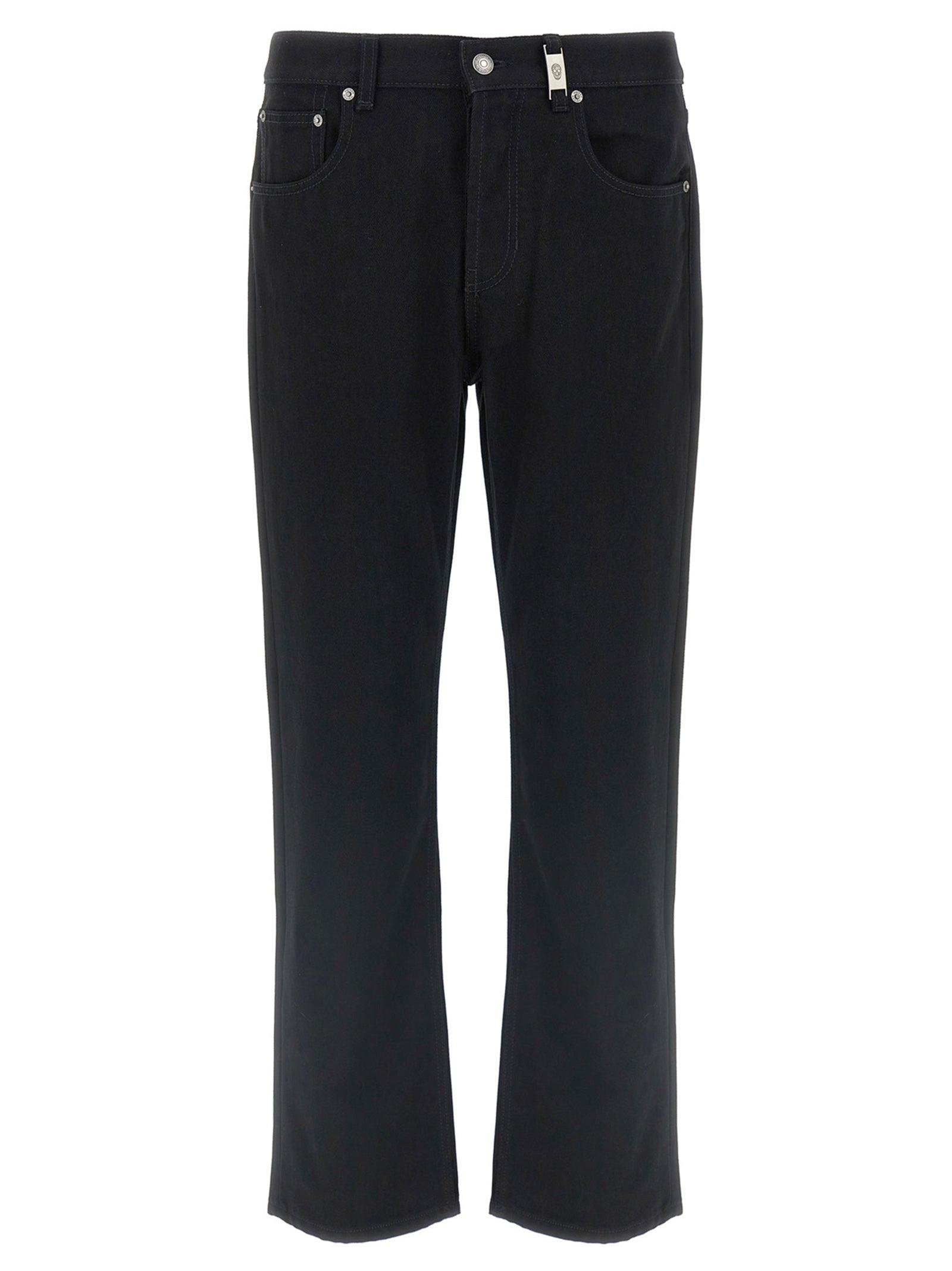 アレキサンダーマックイーン Alexander McQueen Cotton Jeans アレキサンダーマックイーン] ストレートカット ルーズジーンズ