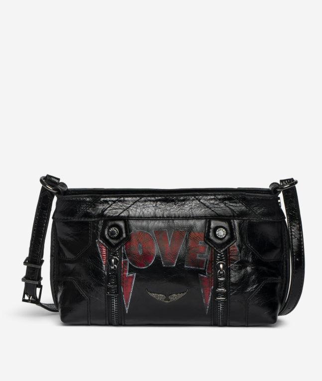 ショルダーバッグ・ポシェット Zadig & Voltaire Sunny Moody Punk Shoulder Bag - Leather - Sunny Mood Bag Black Patent Leather | Zadig&Voltaire