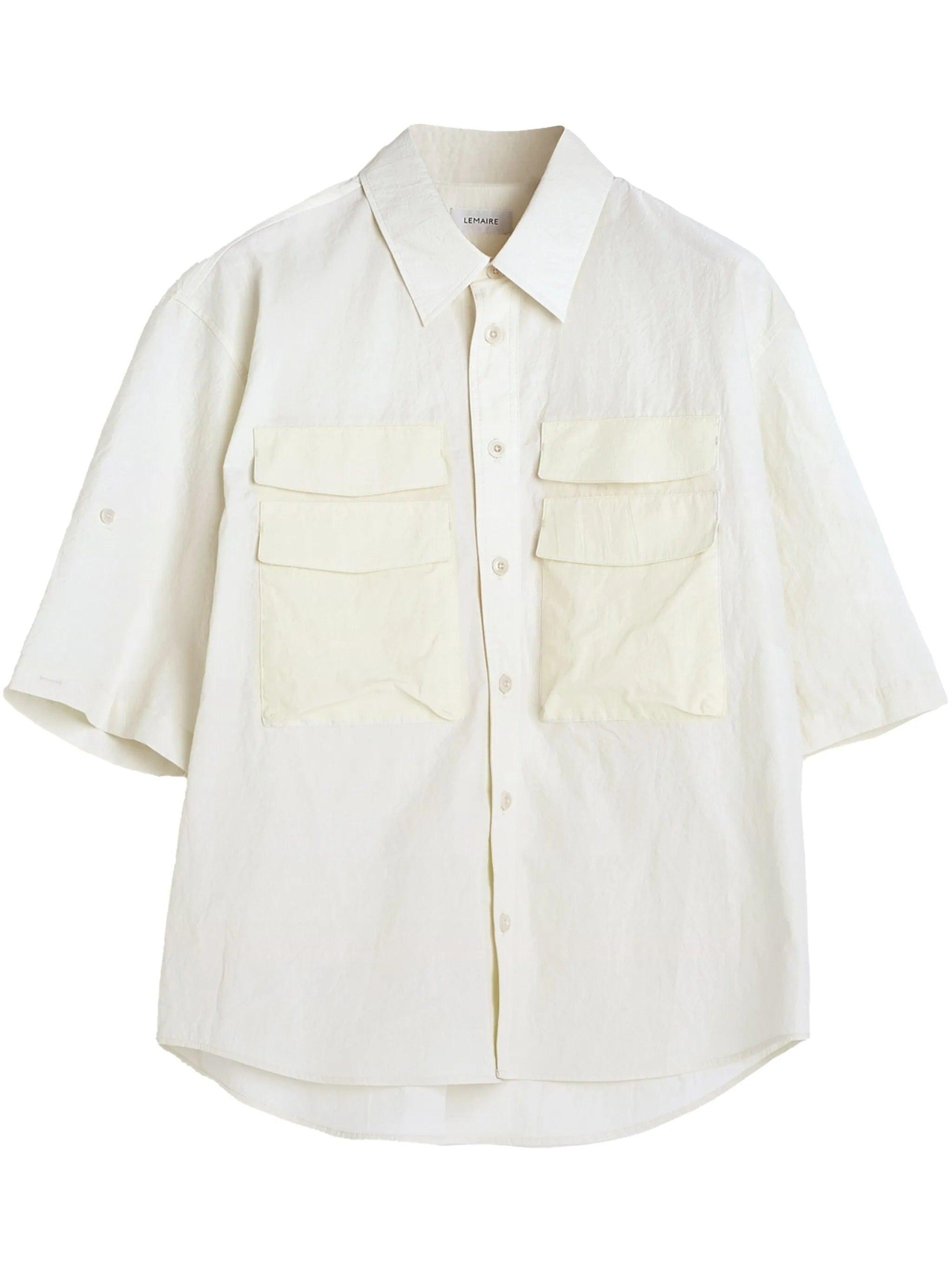 Lemaire Utility Shirt in White for Men | Lyst