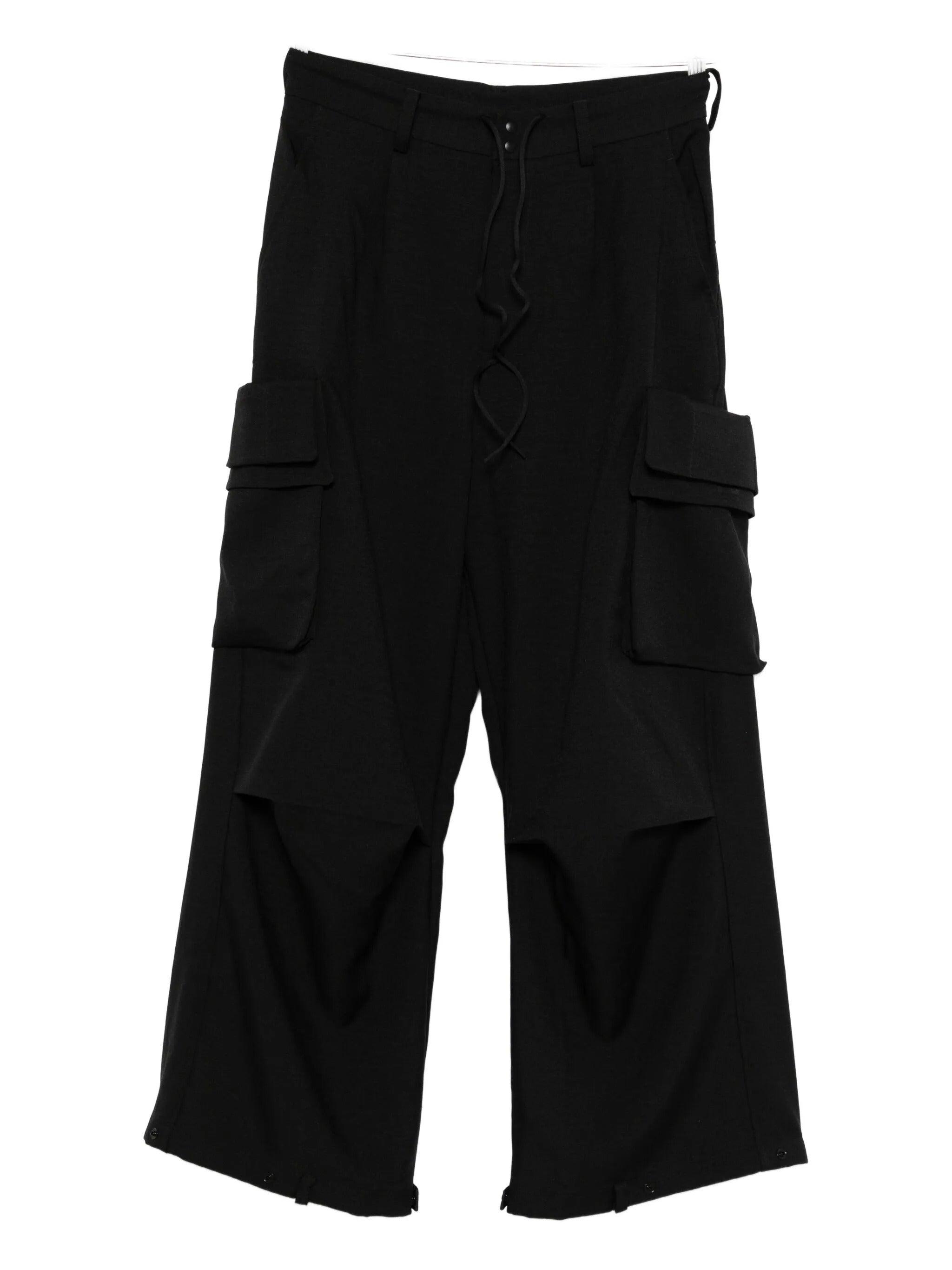 パンツ Y-3 U DRAWSTRING JERSEY 3/4 PANT Y-3 Wide-leg and palazzo pants for Women | Online Sale up to