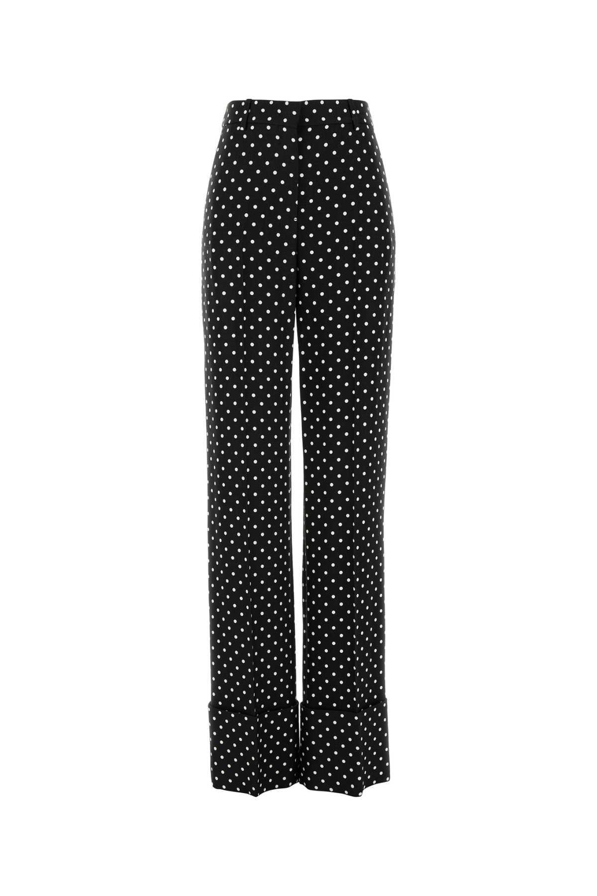 パンツ VALENTINO GARAVANI Printed Supergran Pant Supergran Pants With Plusdepois Print for Woman in Black