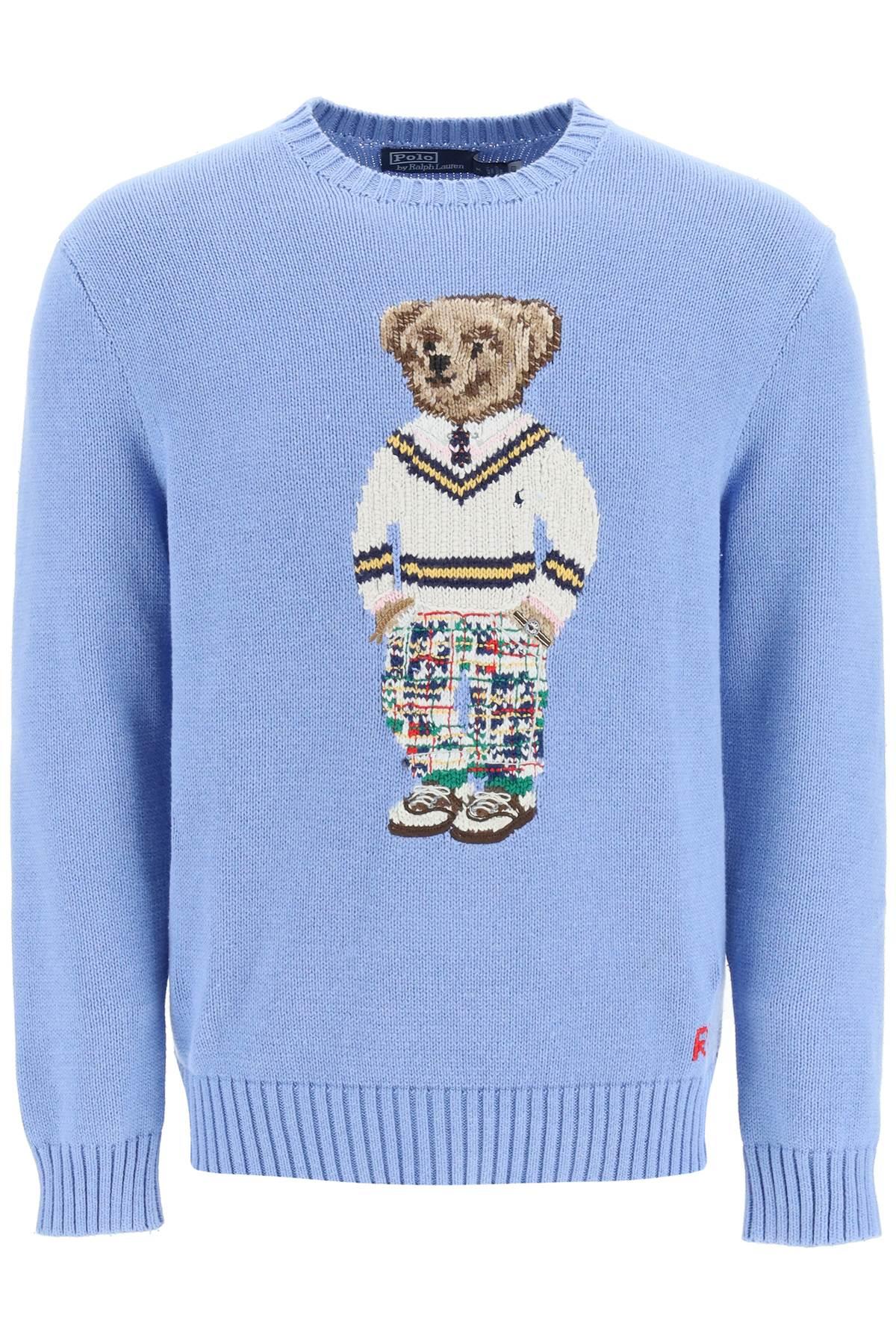 Jacquard Polo Bear Pull Polo Ralph Lauren pour homme en coloris Bleu | Lyst