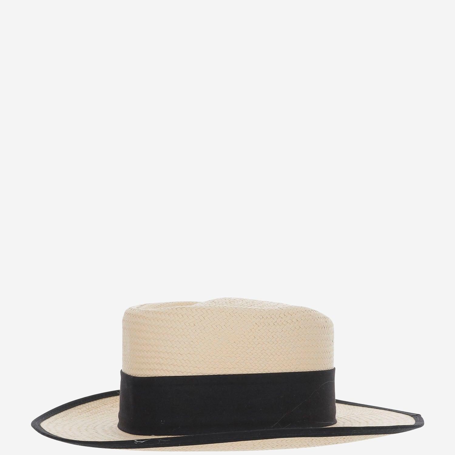 ハット Alexia Alvarez De Toledo Handmade Wool Hat With Wide Brim Alexia Alvarez De Toledo Handmade Wool Hat With Wide Brim