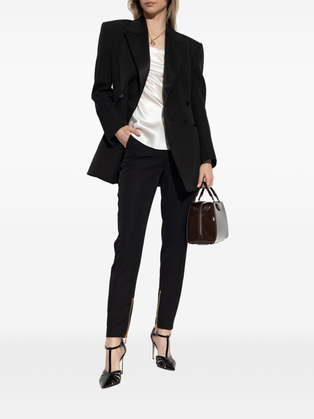 Givenchy Wool Smoking Jacket in Black | Lyst
