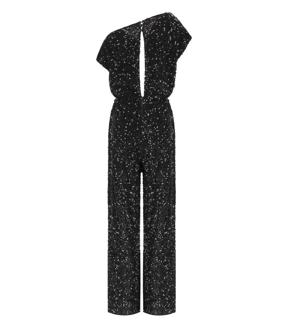 Elisabetta Franchi Jumpsuit With Sequins in Black Lyst UK