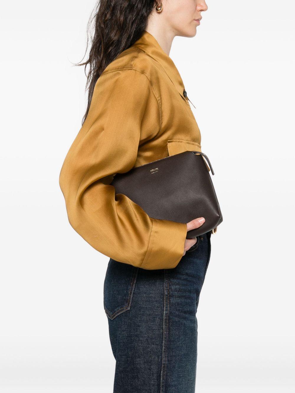【KHAITE】Lina Crossbody Bag シダースエード カーフスキン Khaite Lina snake-effect leather crossbody bag Khaite