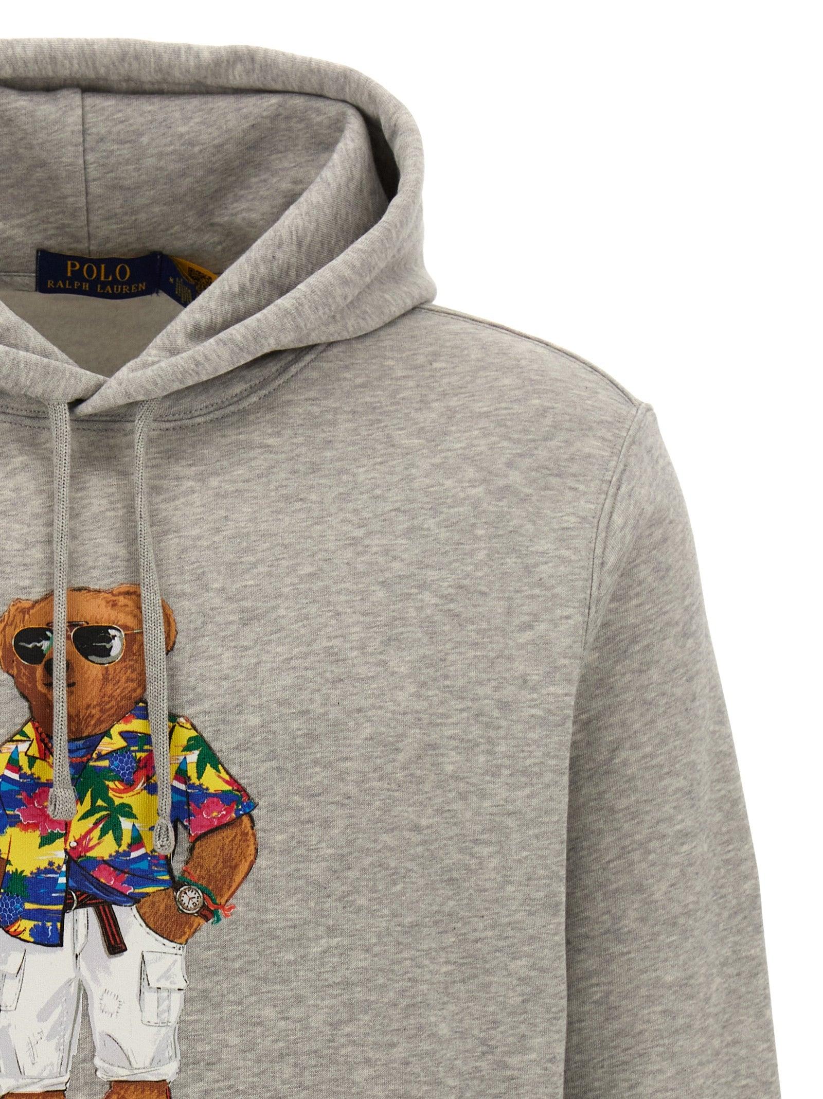 Polo teddy bear hoodie grey hotsell