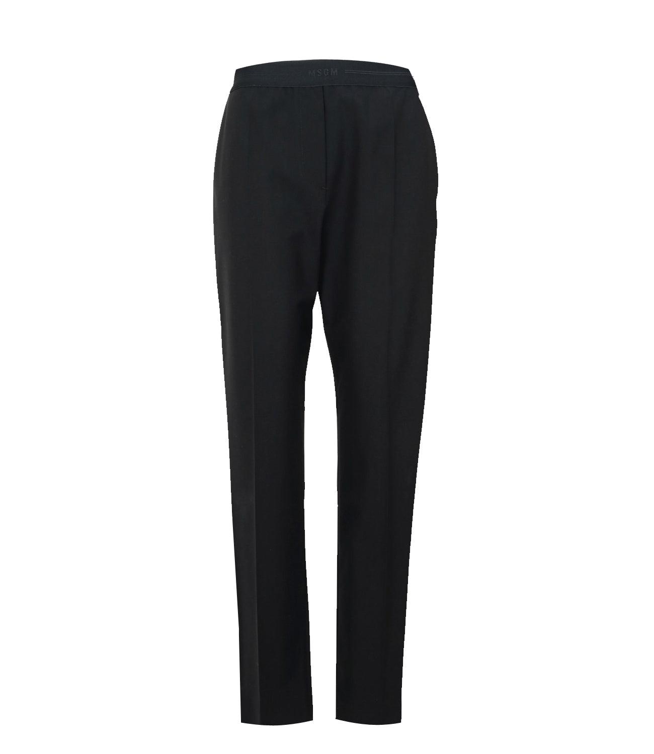 パンツ MSGM Women Straight Pants 3641MDP04247100 99 BLACK MSGM Straight-leg pants for Women | Online Sale up to 60