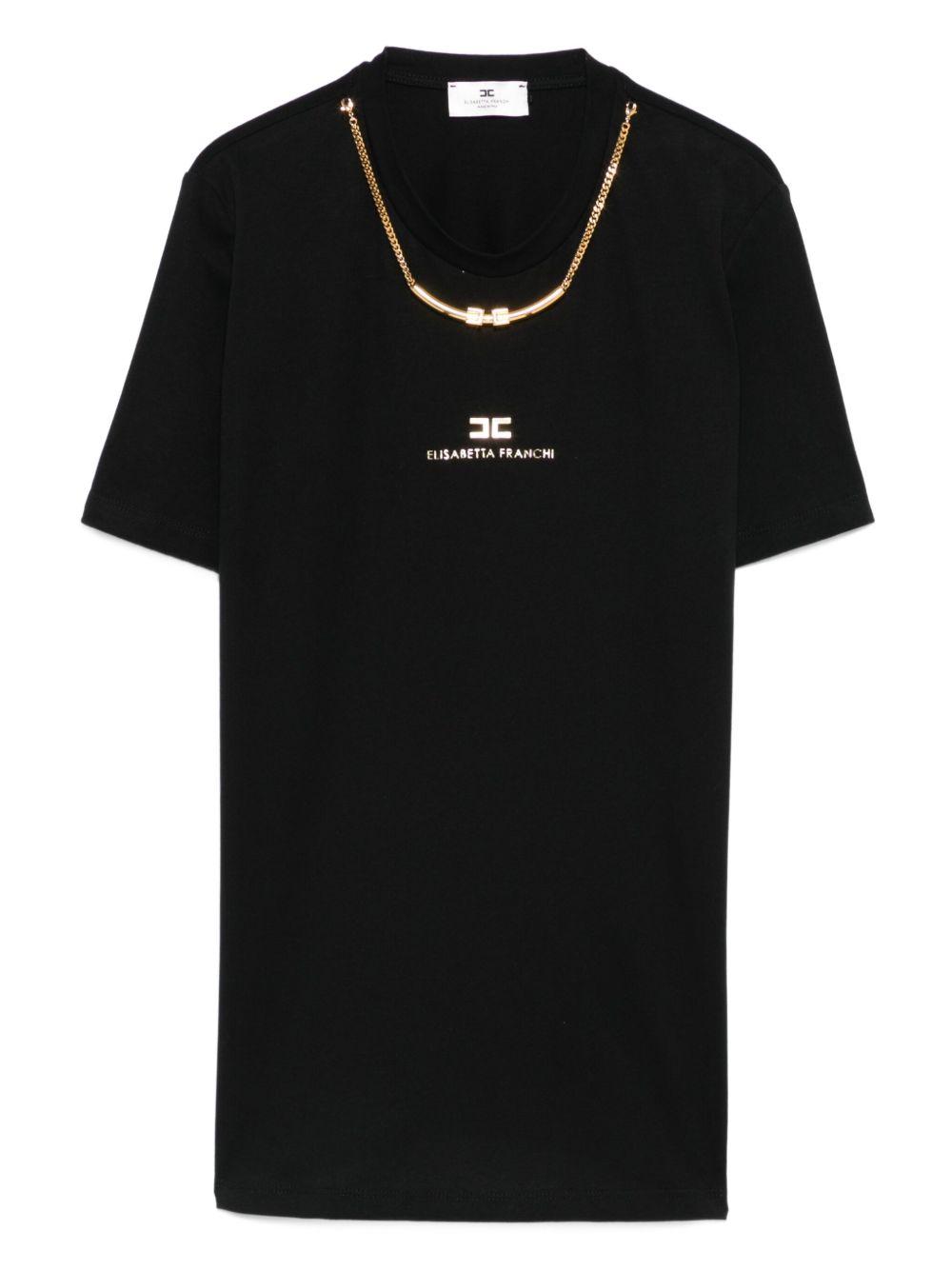 Tシャツ・カットソー ELISABETTA FRANCHI Women Tops BK69T51E2314 black Elisabetta Franchi T-shirts for Women | Online Sale up to 46