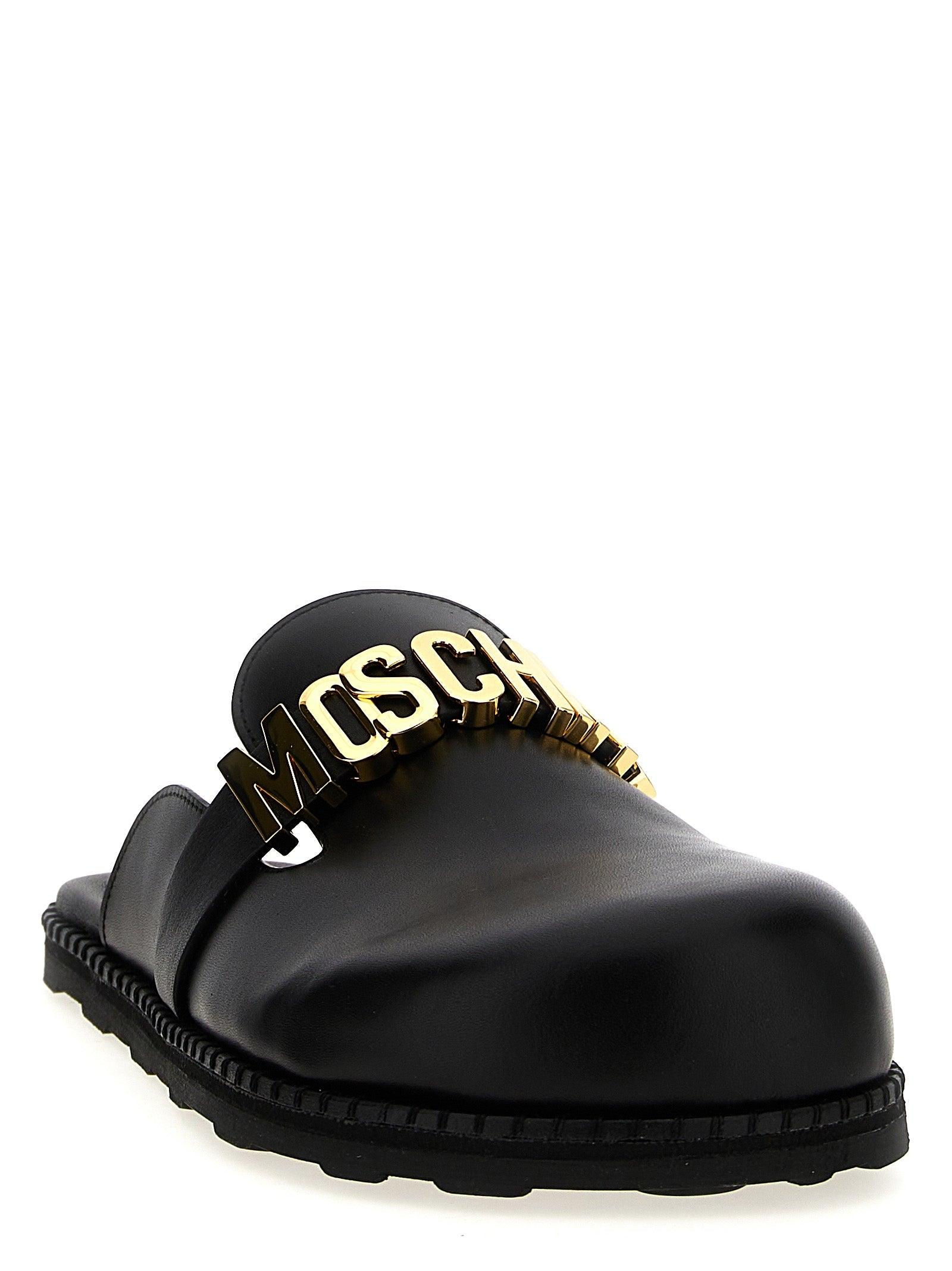 【MOSCHINO】Birky Sabots Moschino Slippers for Women | Online Sale up to 60% off | Lyst