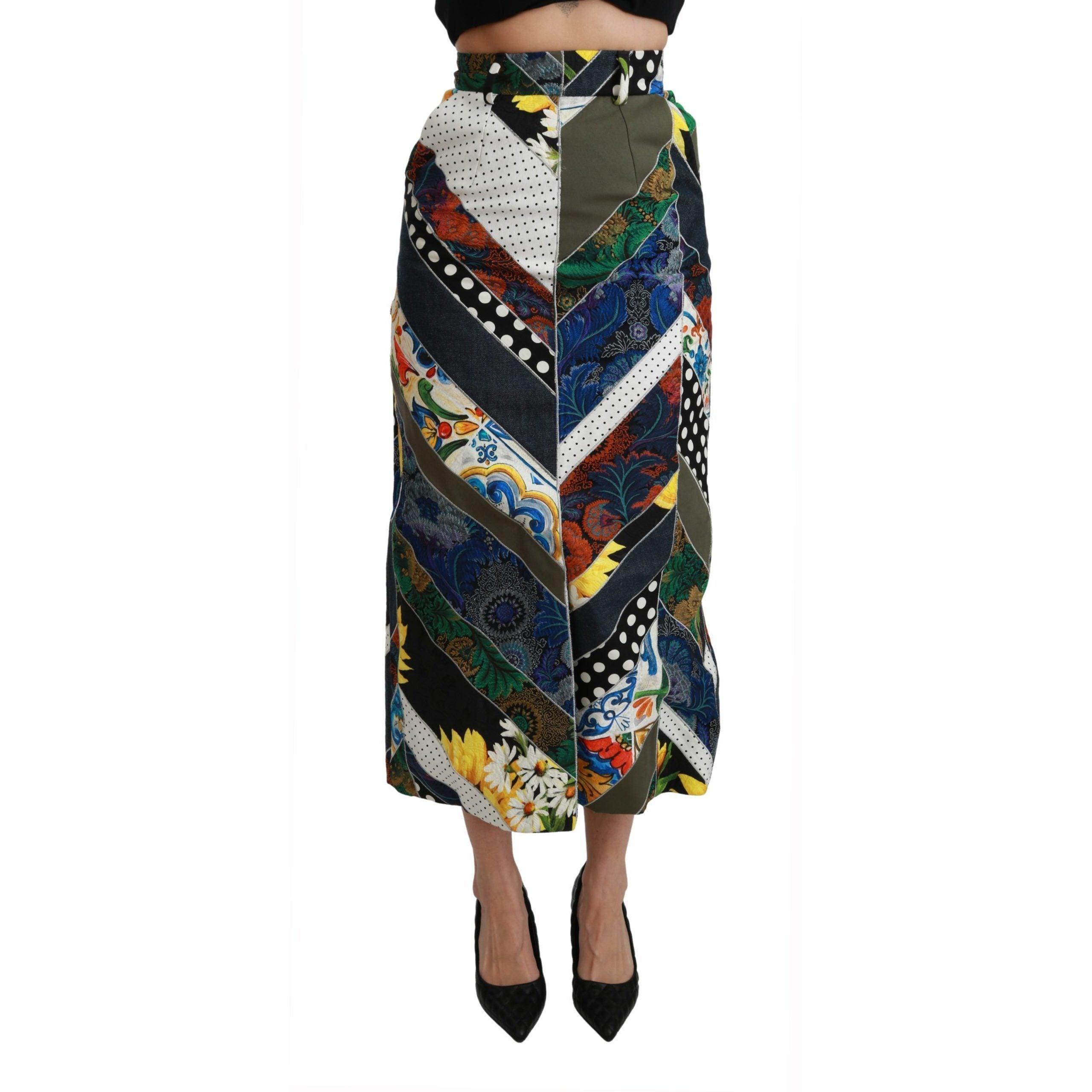 multicolor maxi skirt