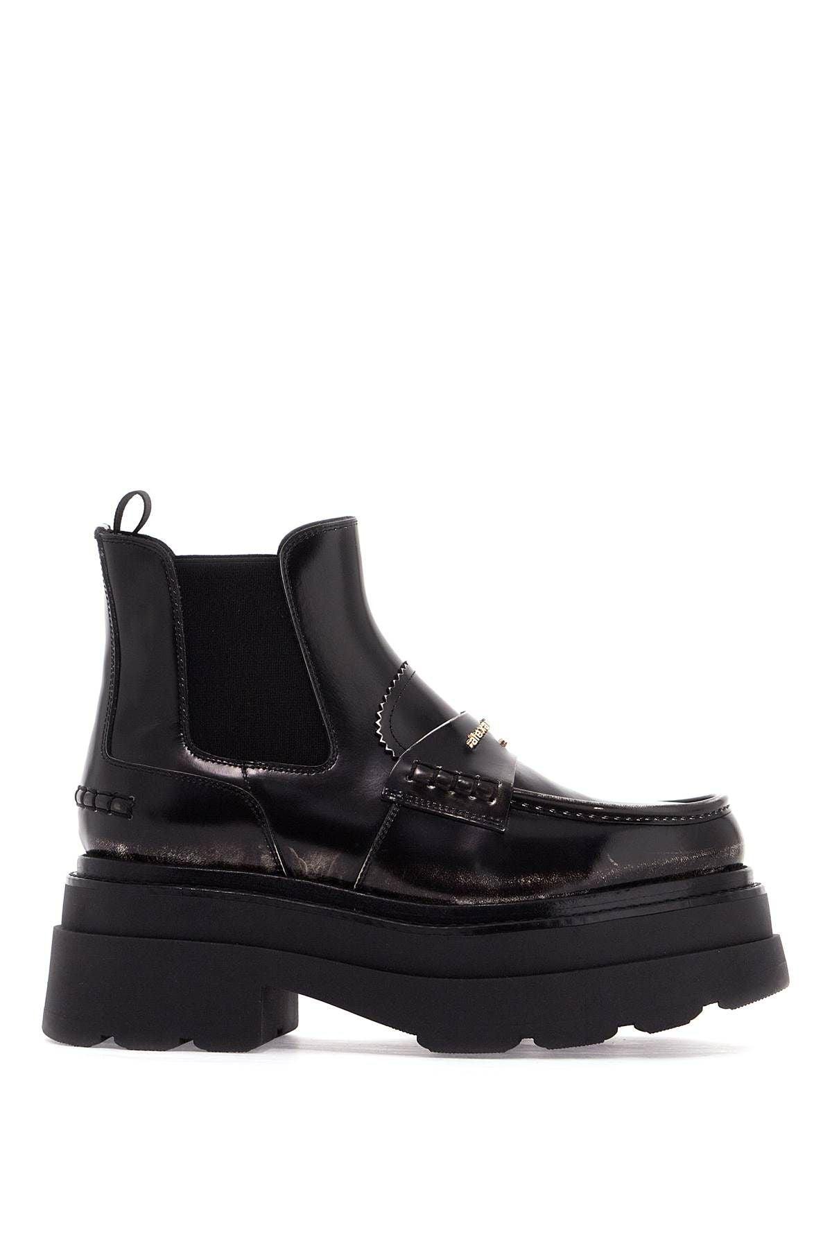 ショートブーツ・ブーティ ALEXANDER WANG 'Carter ankle platform' ankle boots Black Alexander Wang Carter Ankle Platform Ankle Boot Black