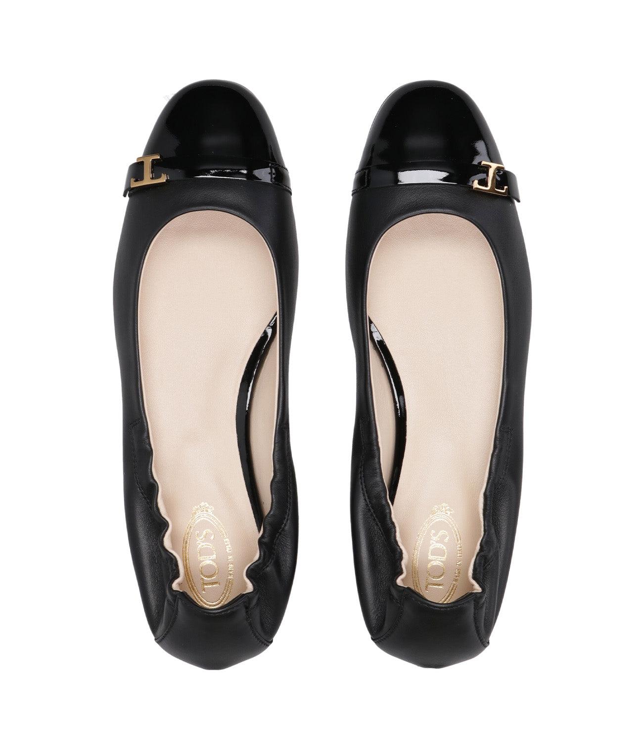 靴 Tods ballerina flats TOD'S Ballerina Gomma*RARE* Marigold Yellow Croc-Effect