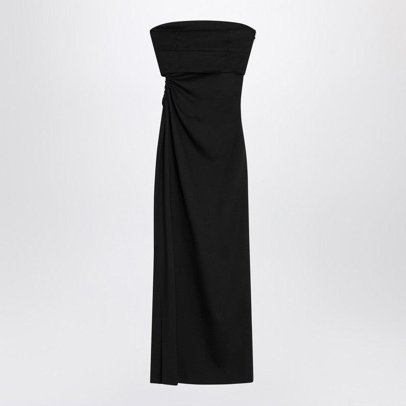 【関税＆送料込み】Max Mara Bustier Dress In Blend Max Mara Bustier Dress in Black | Lyst