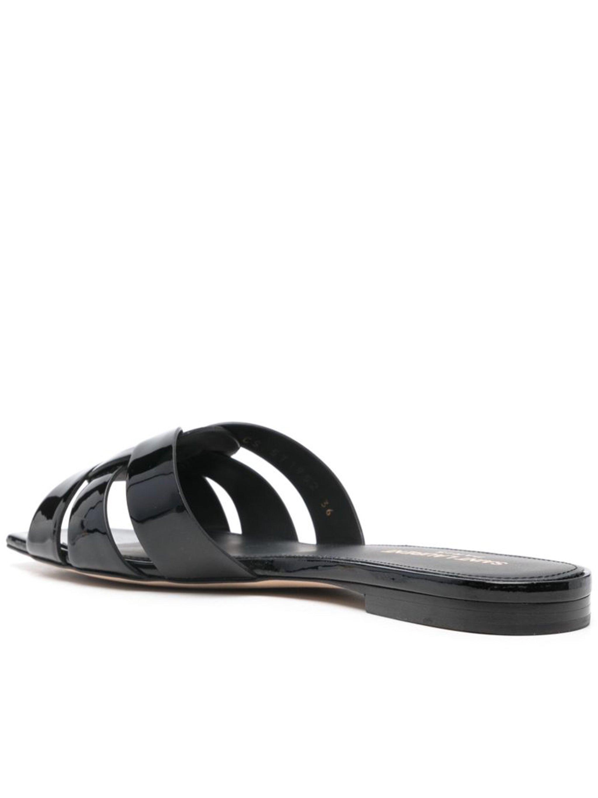 Saint Laurent Sandals Nu Pieds 05 Tribute in Black | Lyst