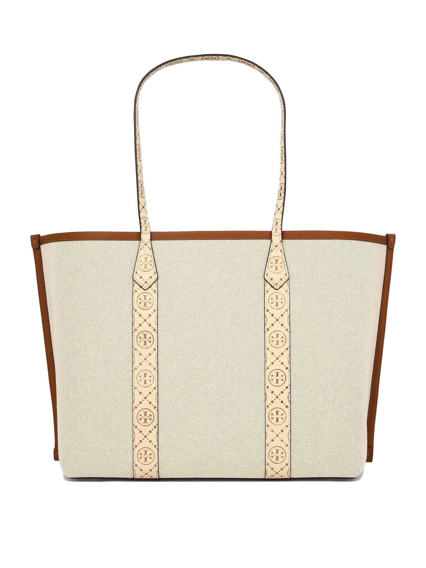 Tory Burch Perry Shopping Bag in White Lyst Canada