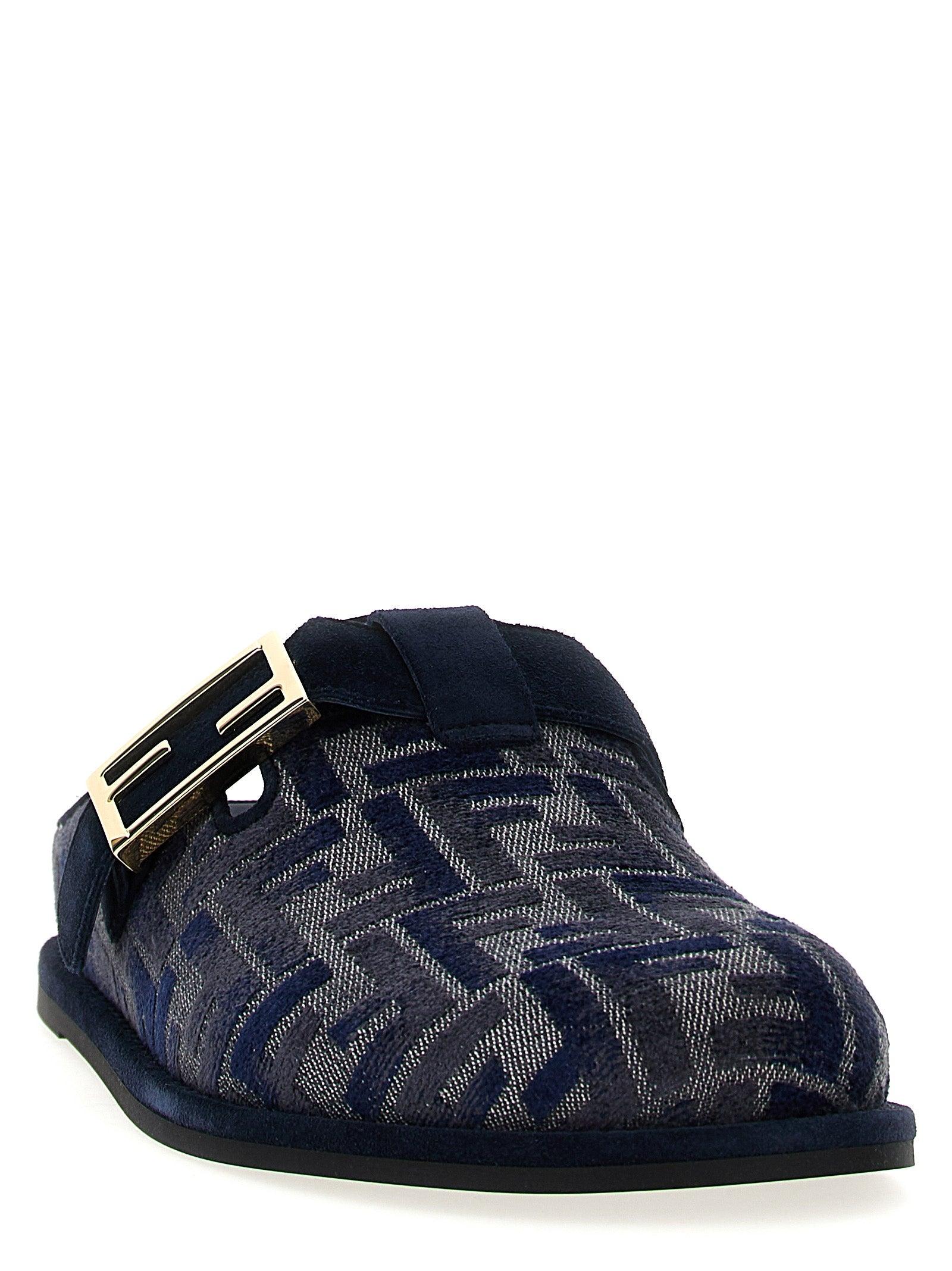 Fendi Feel' Sabots in Black for Men | Lyst