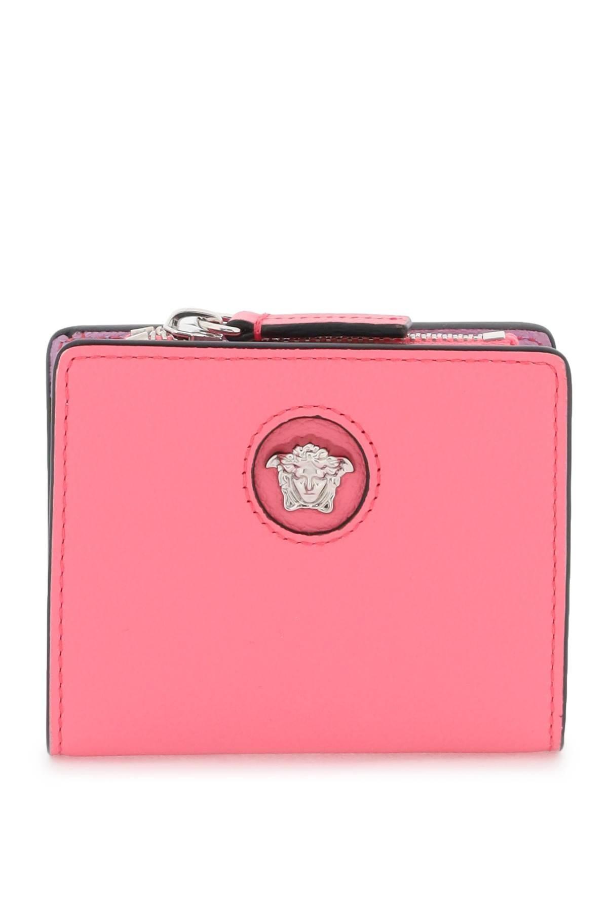 Versace 'la Medusa' Bifold Wallet in Pink Lyst