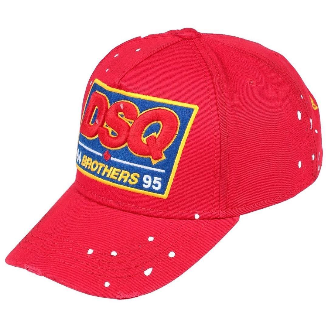 DSquared² Cotton Dsq 64 Bros Red Cap 