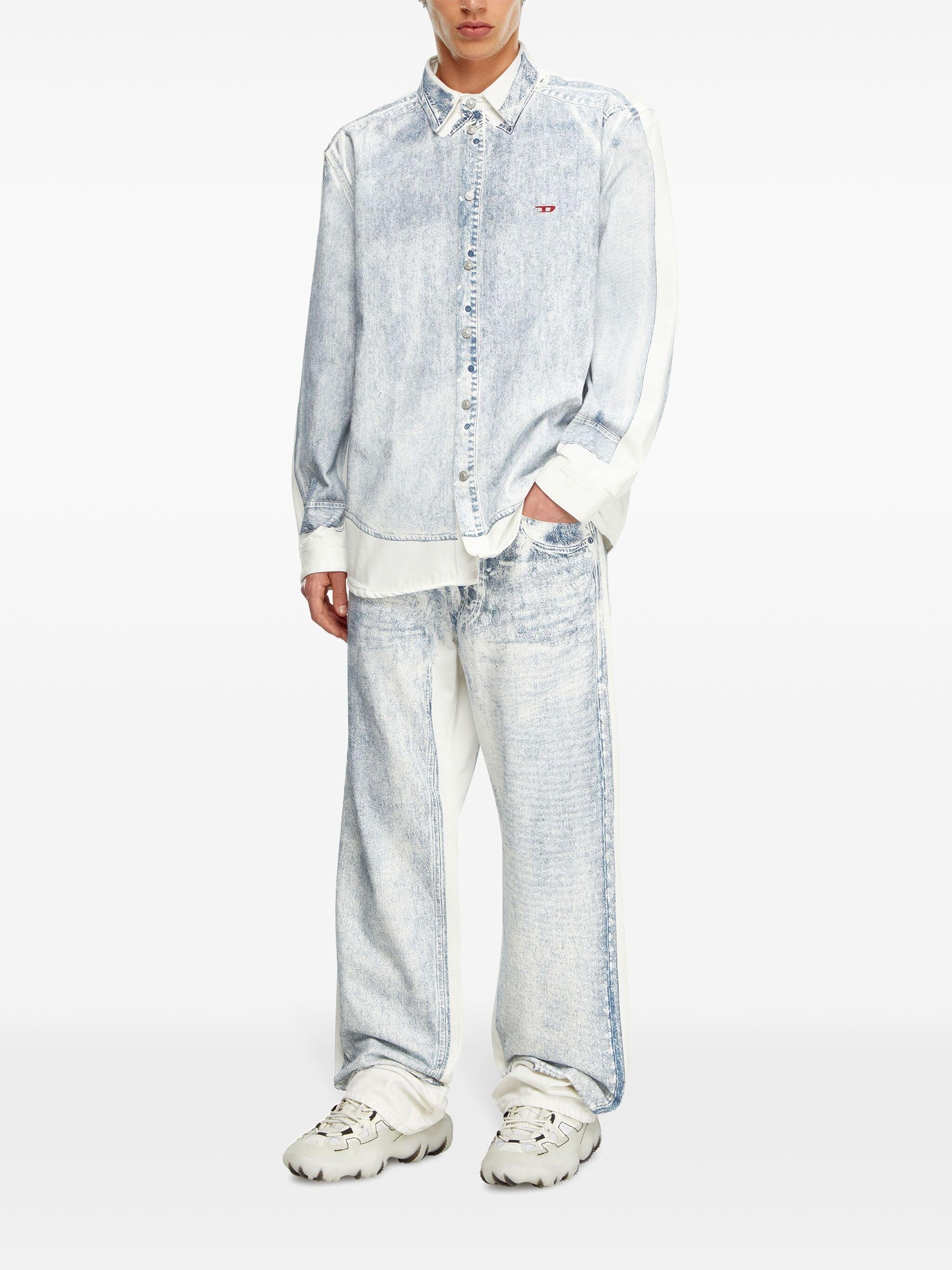 DIESEL D-Simply-Over-Denim Shirt in Blue for Men | Lyst