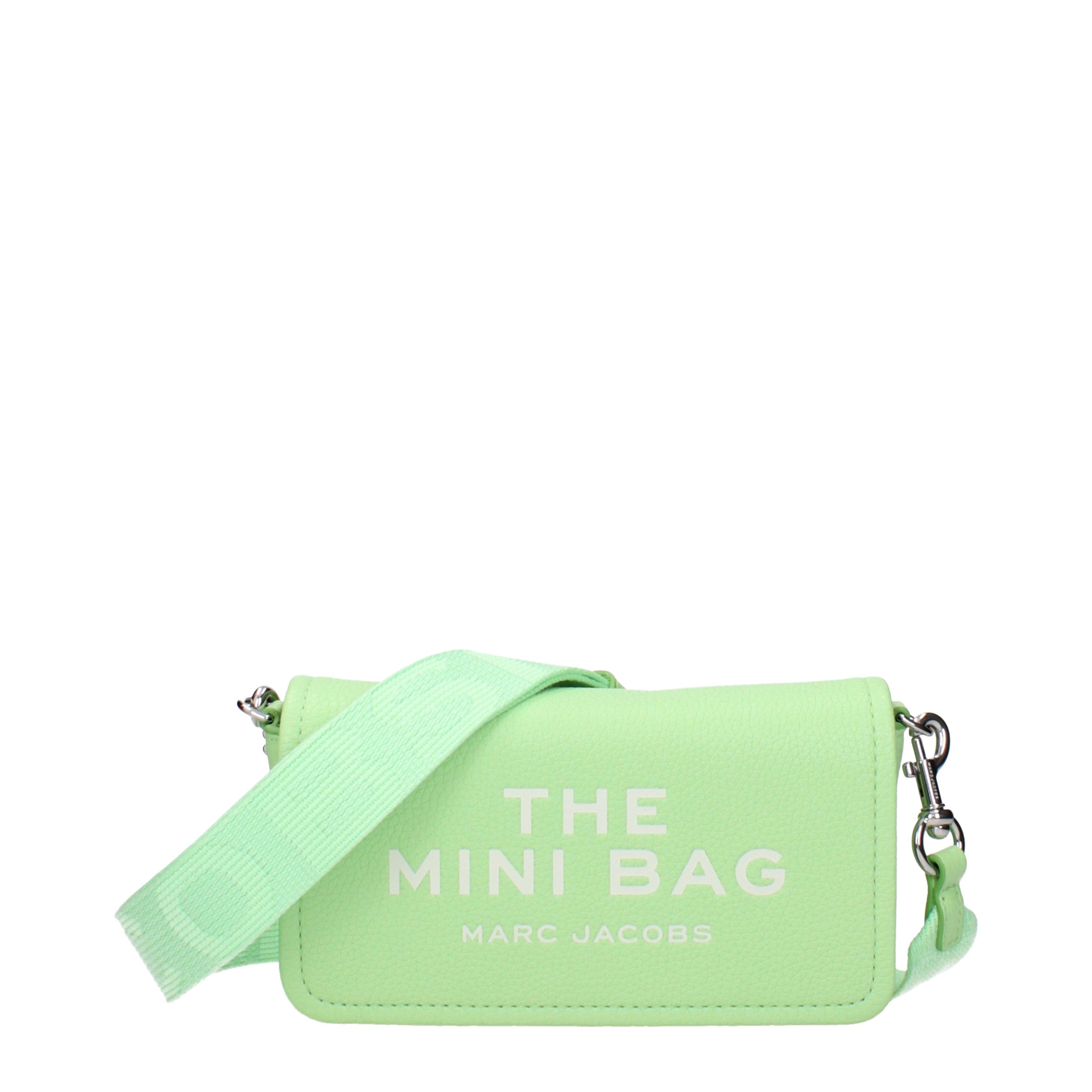 Marc Jacobs Shoulder Bag The Mini Bag Leather/Mint in Green | Lyst