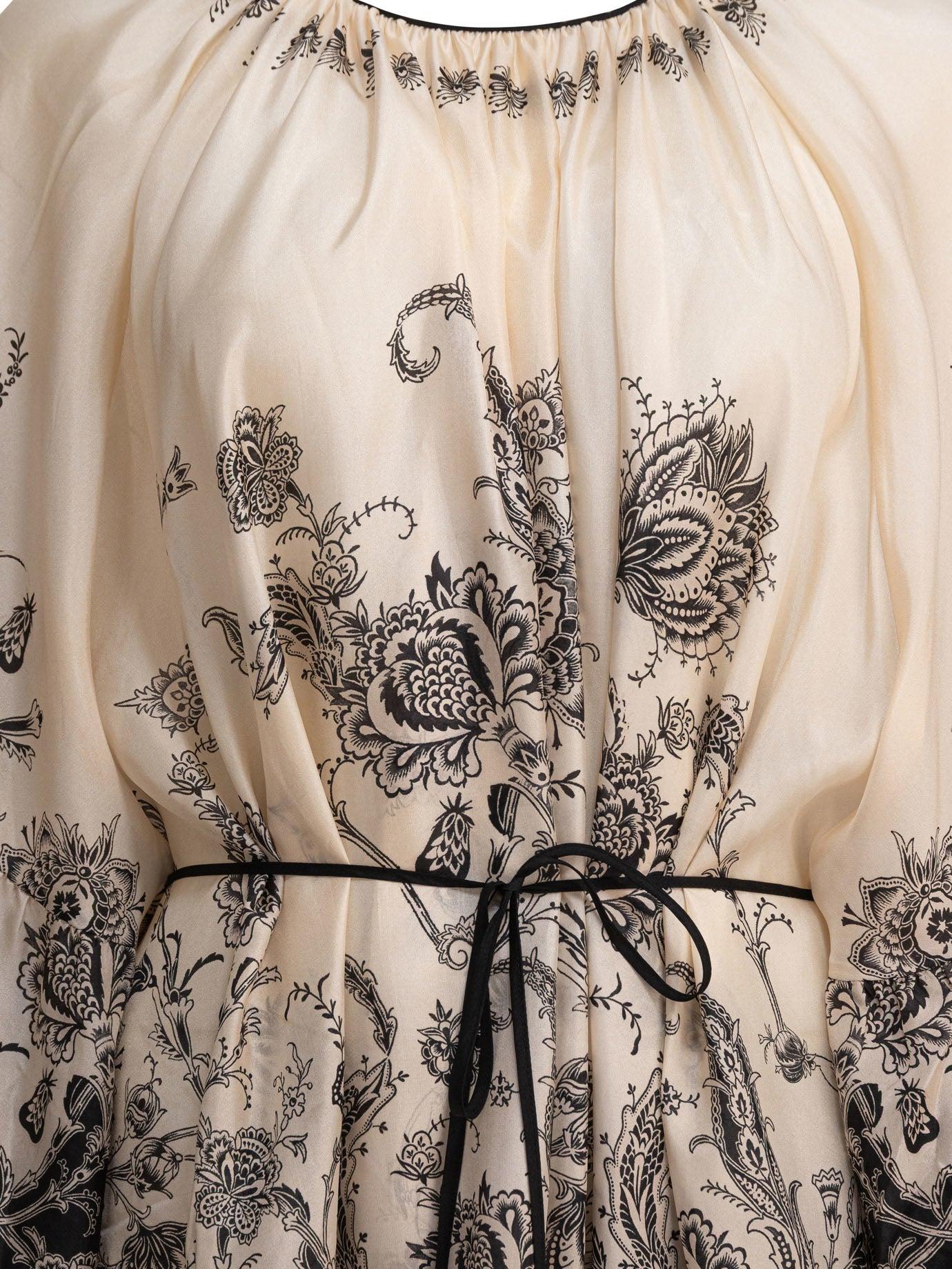 ワンピース Zimmermann Rhiannon Lantern Mini Dress Rhiannon Lantern Mini Dress Cream/Black Floral Online